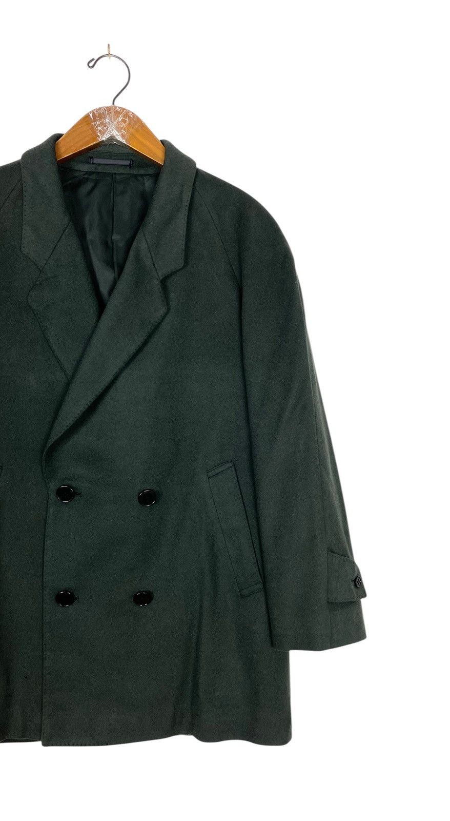 Yves Saint Laurent Rare‼️ Vtg Yvest Saint Laurent Hommes Double Breasted Coat Size US M / EU 48-50 / 2 - 3 Thumbnail
