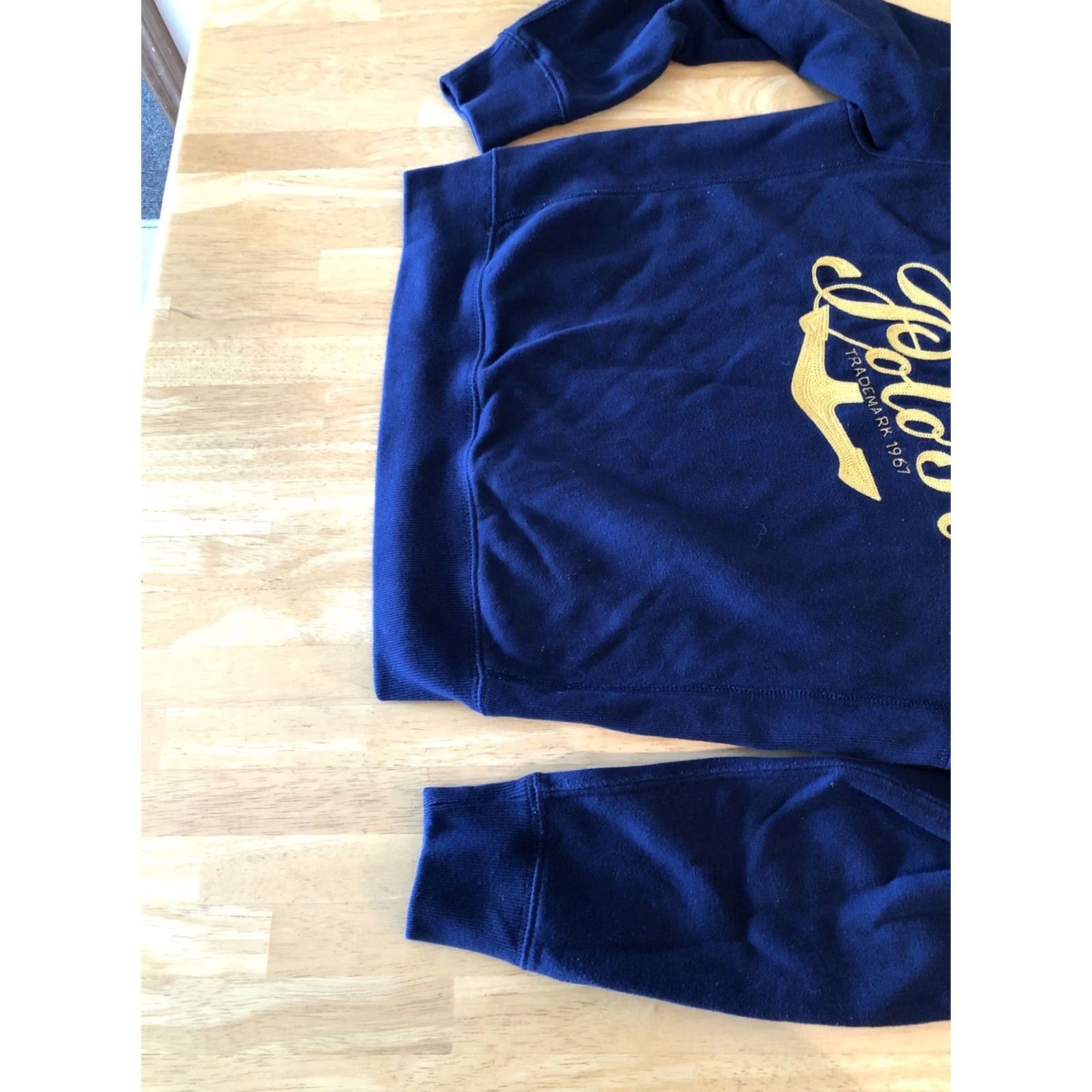 Polo Ralph Lauren Polo Ralph Lauren Sweatshirt Womens Small Petite Anchor Pullover Embroidered Crew Neck Navy Blue Size S / US 4 / IT 40 - 5 Thumbnail