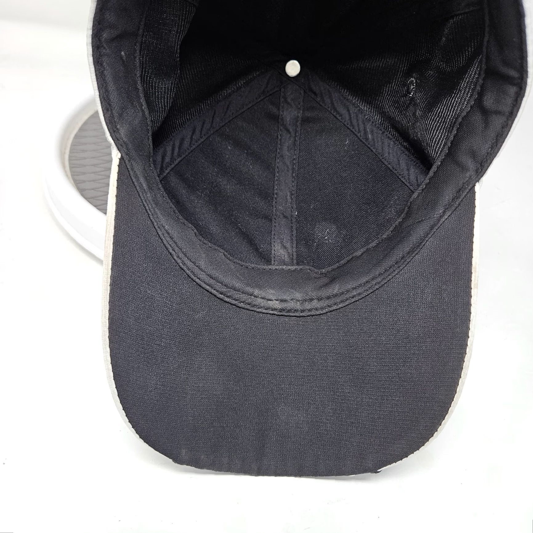 Izod IZOD Hat Cap Strap Back Black White Metal Patch Preppy Mens One Size Adjustable Baseball Cap】 Size ONE SIZE - 7 Thumbnail