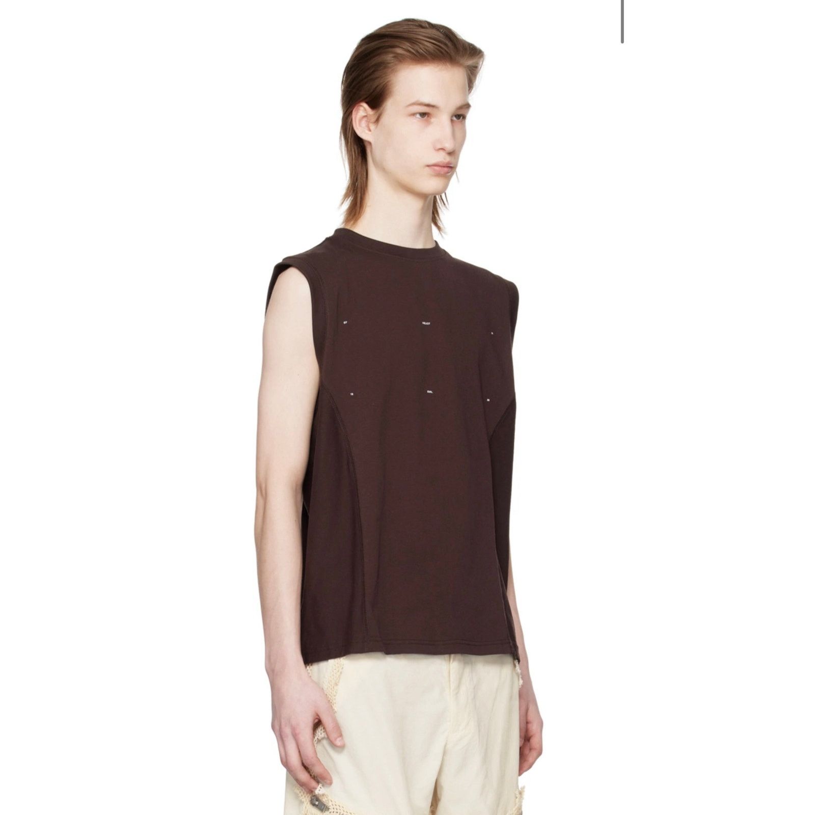 Heliot Emil HELIOT EMIL Burgundy Ecdysis Tank Top size S Size US S / EU 44-46 / 1 - 2 Thumbnail