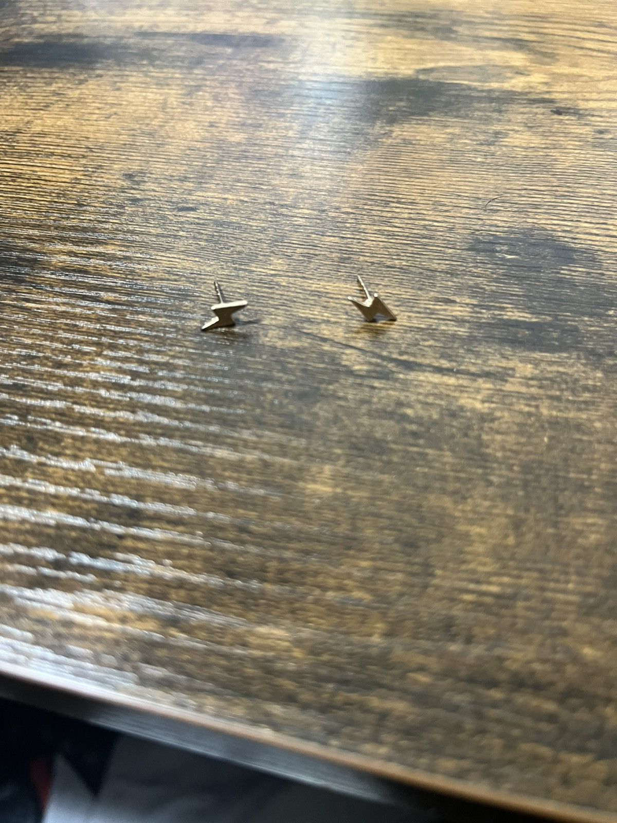Other Gold lightning earrings Size ONE SIZE - 3 Thumbnail