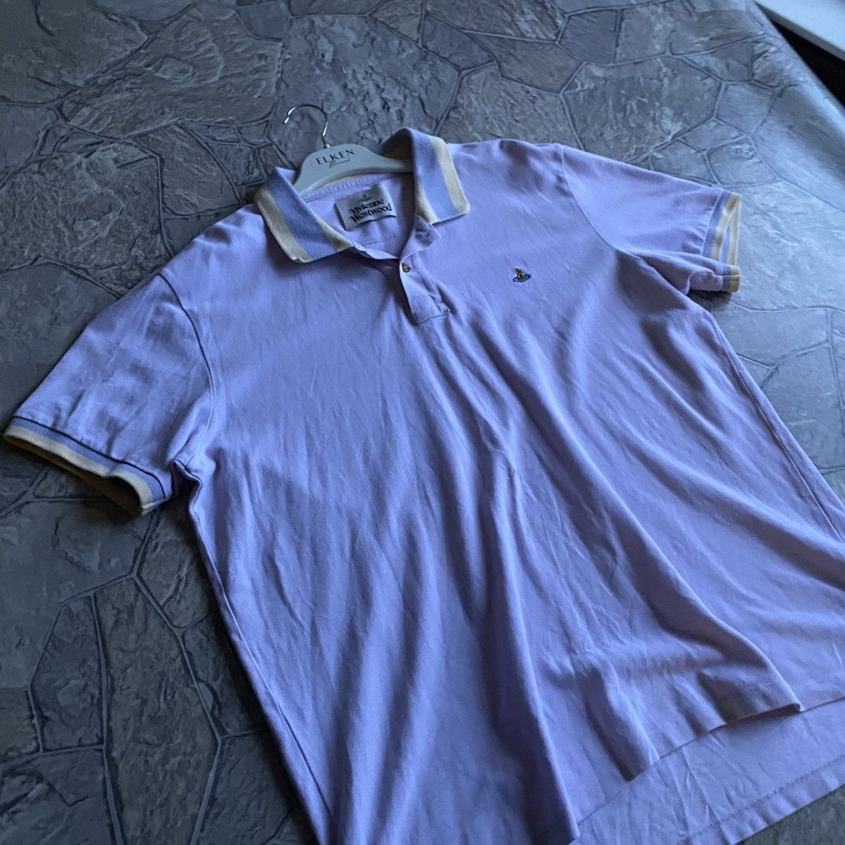 Vivienne Westwood Vivienne Westwood Polo T-Shirt Vintage Small Orb Logo Luxury Size US XL / EU 56 / 4 - 3 Thumbnail