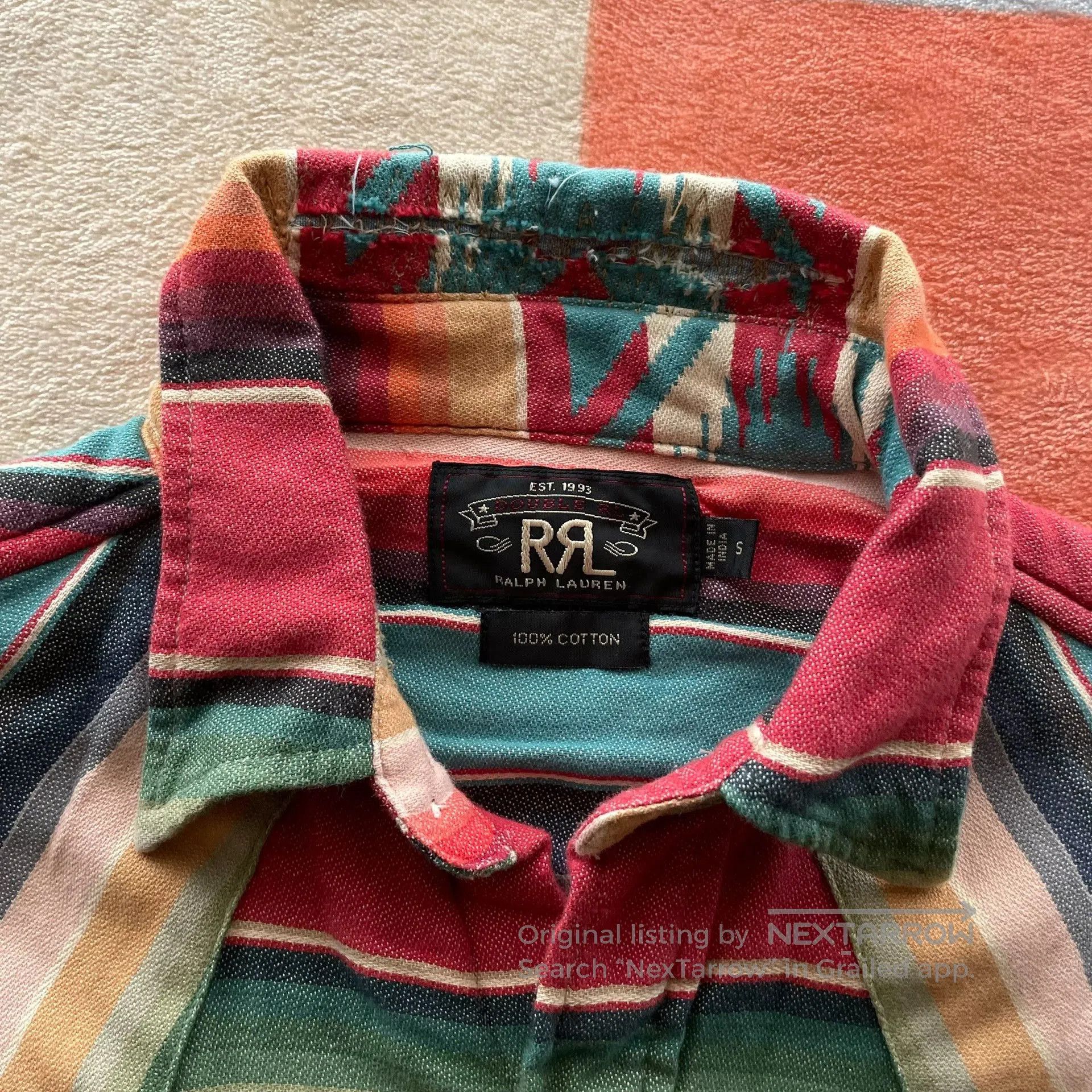 RRL Ralph Lauren RRL Double RL Southwest Shirt. Size US S / EU 44-46 / 1 - 4 Thumbnail