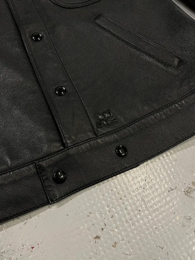 Courreges AW2023 Courrèges Worker Black Minimalist Leather Black Size US M / EU 48-50 / 2 - 7 Thumbnail
