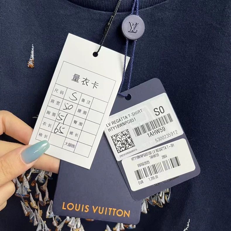 Louis Vuitton Louis Vuitton 25 Blue Pre-Fall Collection Jacquard Logo Ro Size US S / EU 44-46 / 1 - 4 Thumbnail