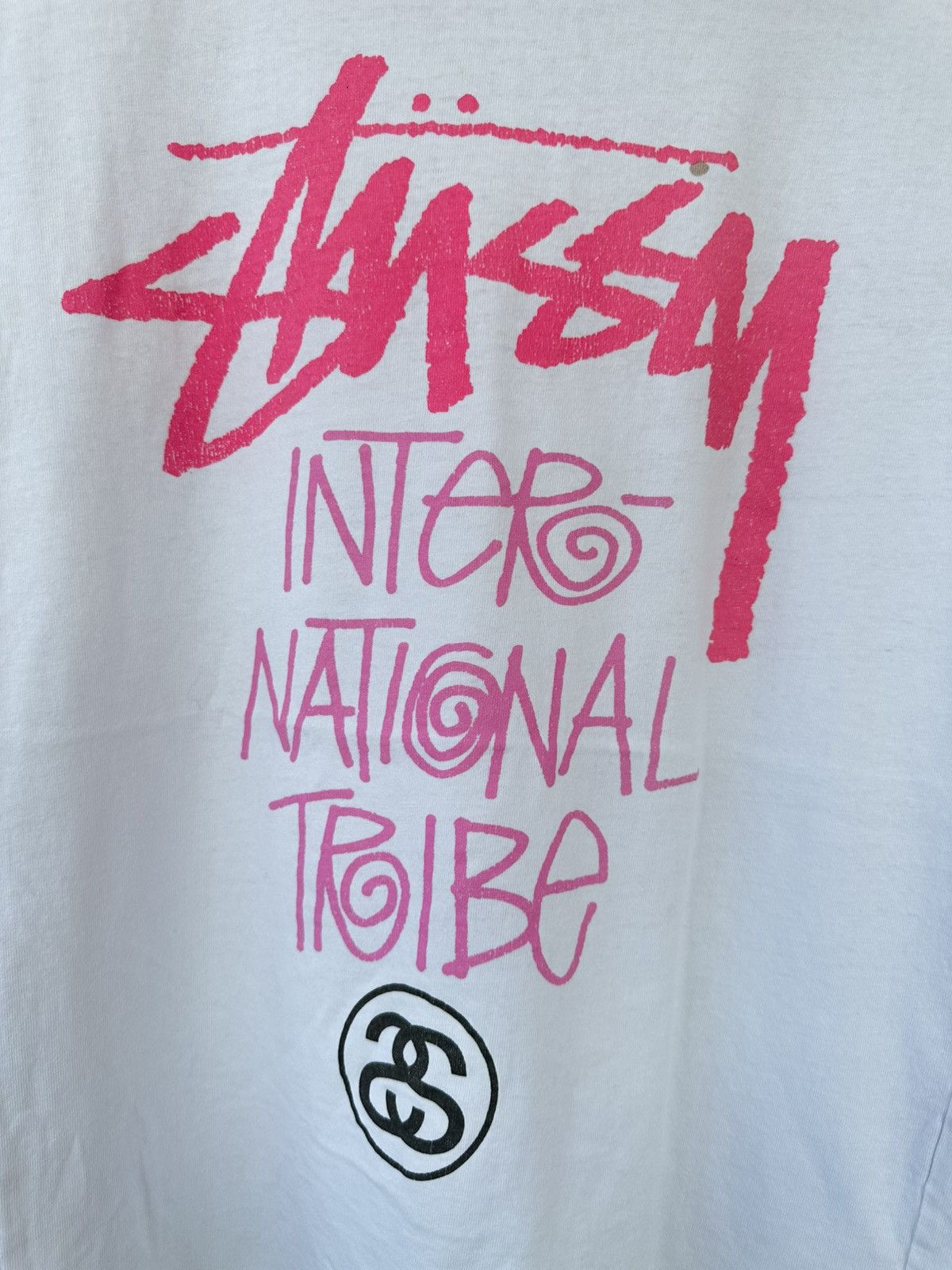 Stussy Distressed Stussy International Tribe Tee Size US M / EU 48-50 / 2 - 2 Thumbnail