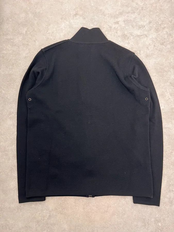 Prada AW2009 Prada Black Wool Linea Rossa Zip-up Sweater Size US M / EU 48-50 / 2 - 7 Thumbnail