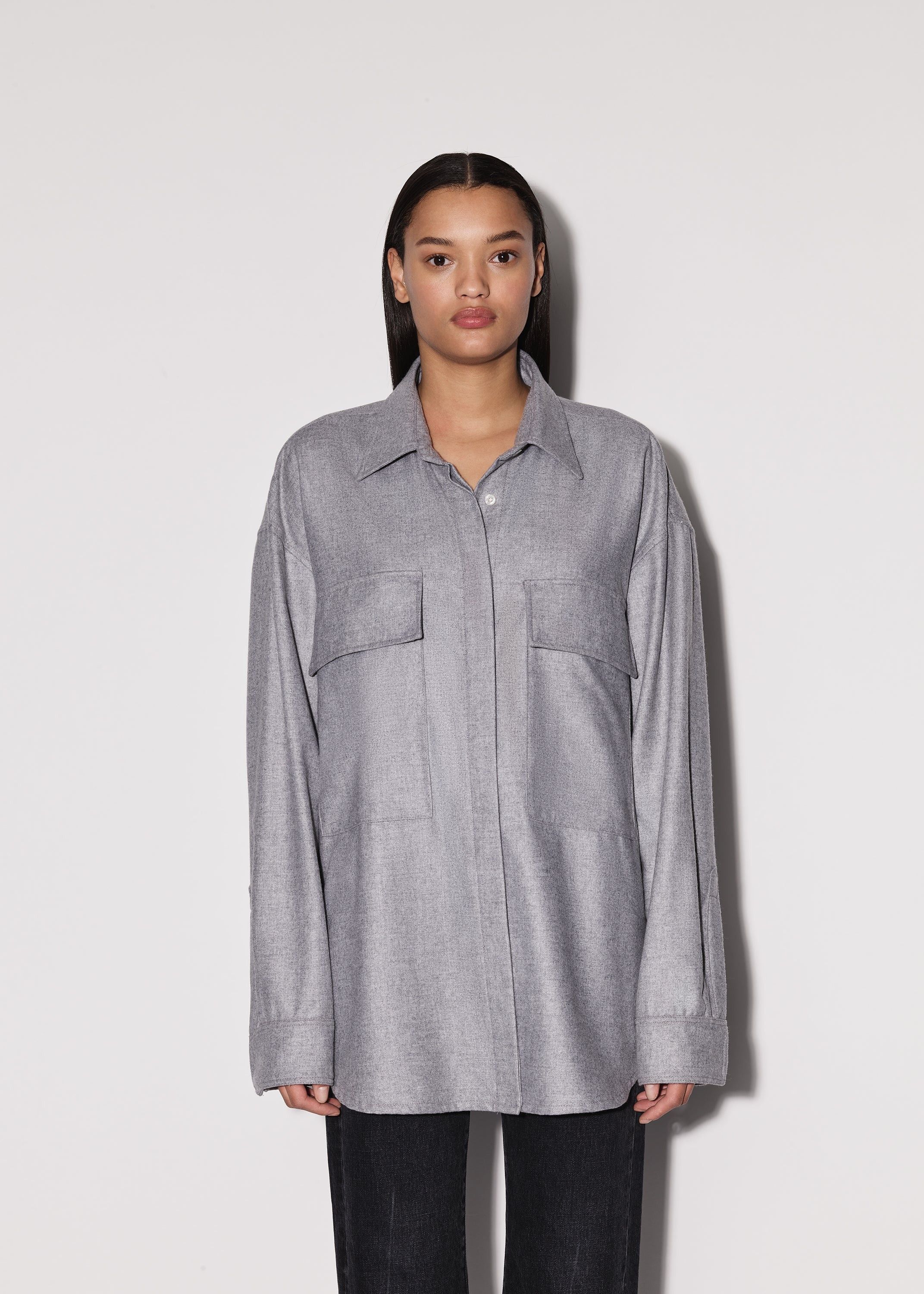 Amiri o1y0425 Shirt in Grey Size M / US 6-8 / IT 42-44 - 3 Thumbnail