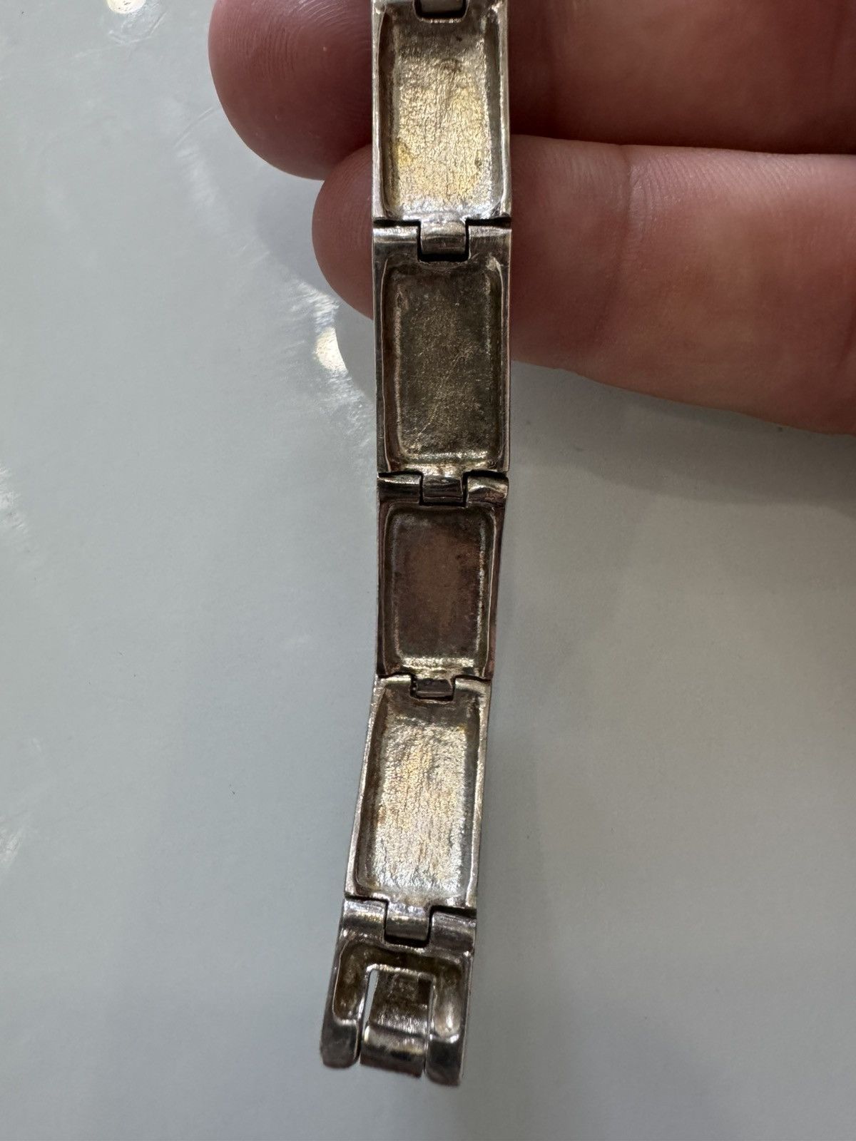 Other Geanni Sabatini Silver Watch Greek Key Bracelet Strap 19cm Size ONE SIZE - 10 Thumbnail