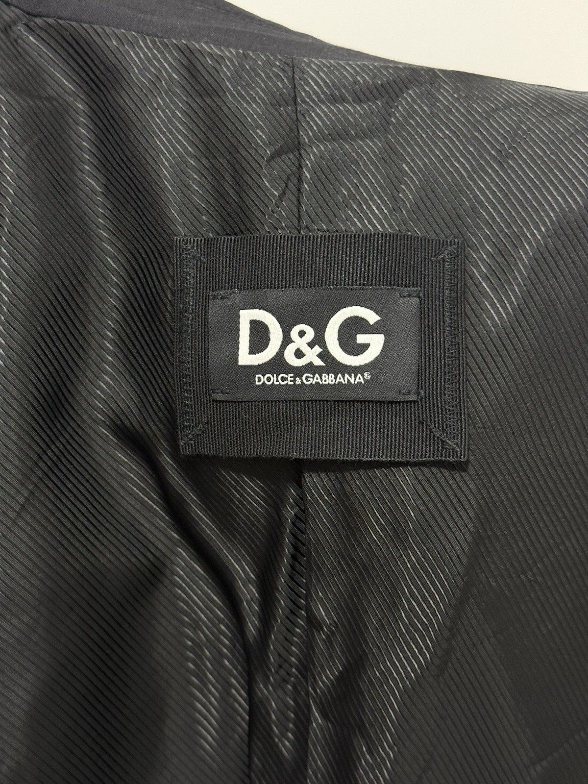 Dolce & Gabbana DDP D&G Dolce & Gabbana Women Fitted Wool Black Jacket Size L / US 10 / IT 46 - 9 Thumbnail
