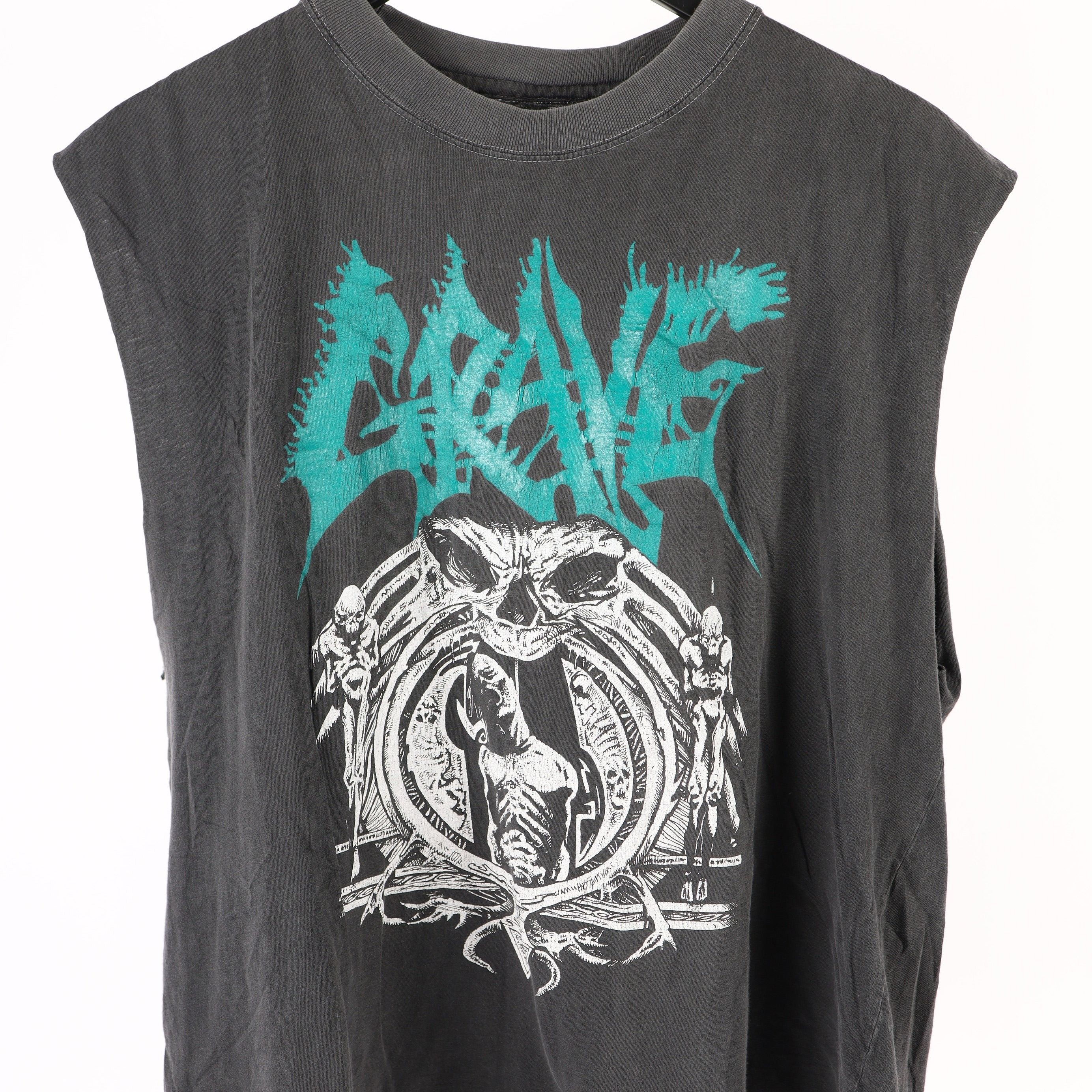 Vintage GRAVE YOU WILL NEVER SEE TOUR 1993 CUT OFF Size US M / EU 48-50 / 2 - 3 Thumbnail