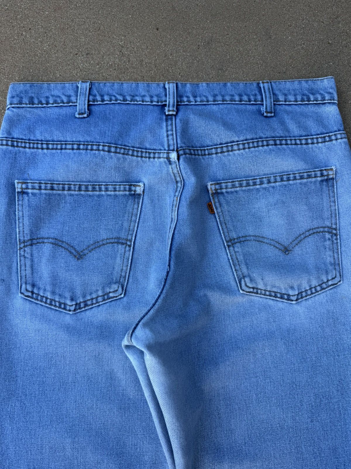 Levi's × Vintage Vtg 70’s Levi’s 646 Orange Tab Bellbottom Flare Jeans 35x29 Size US 35 - 9 Thumbnail
