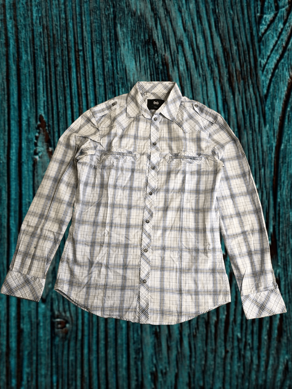 Dolce & Gabbana D&G DOLCE & GABBANA SLIM Dress Shirt ITALY Mens Button Down Size US M / EU 48-50 / 2 - 1 Thumbnail