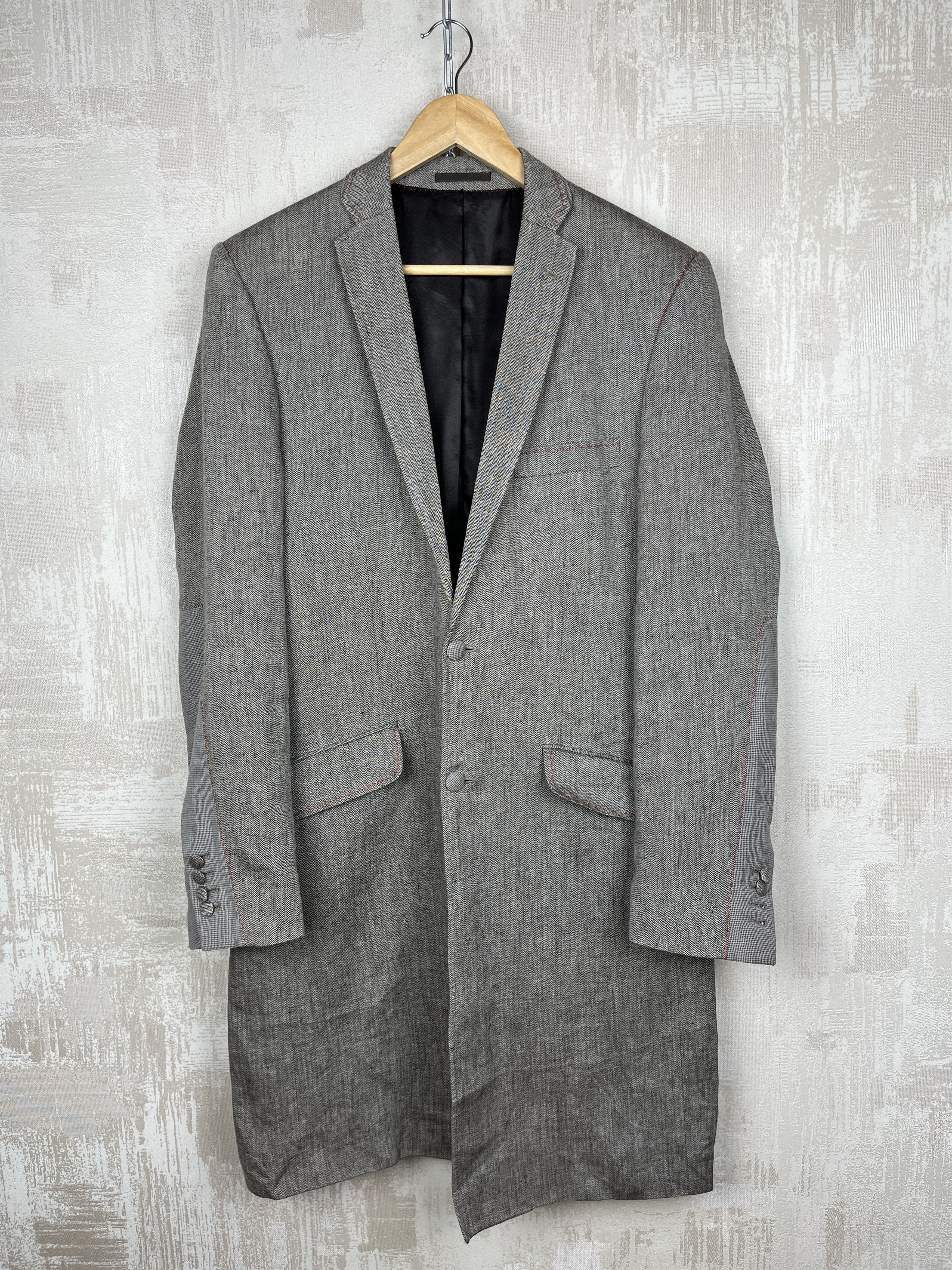 Other UK Holland Esquire Linen Long Blazer Coat Hand Customised Size US M / EU 48-50 / 2 - 1 Thumbnail