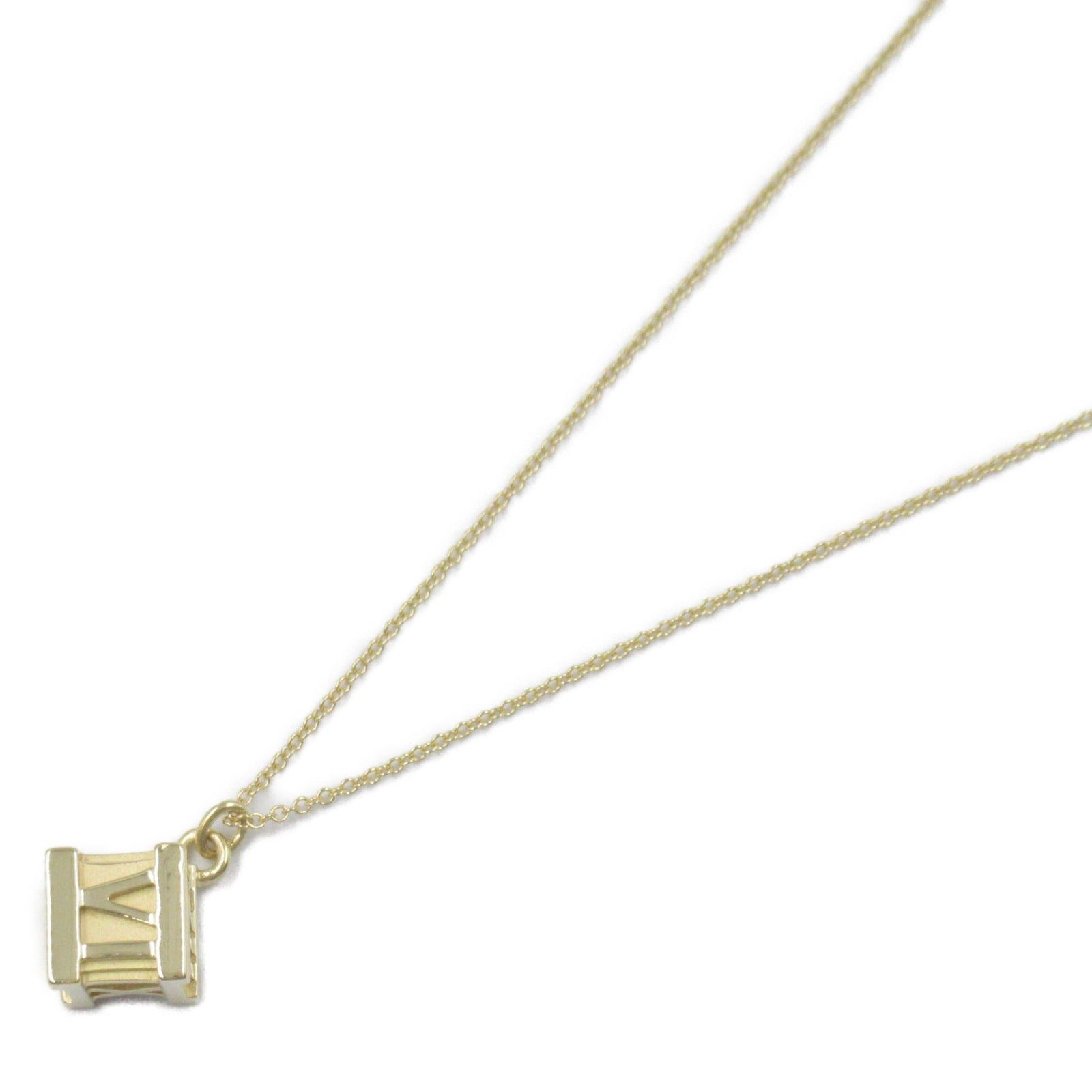 Tiffany & Co. Tiffany Co Atlas Cube Necklace K18 (Yellow Gold) Gold Size ONE SIZE - 1 Thumbnail