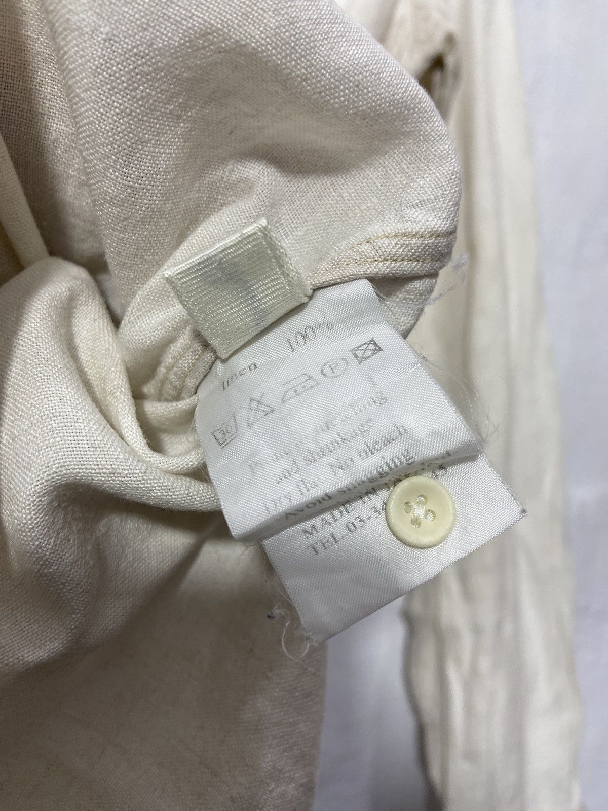 45rpm 45rpm Dress 100% Linen Button Up Long Sleeve Size L / US 10 / IT 46 - 13 Thumbnail