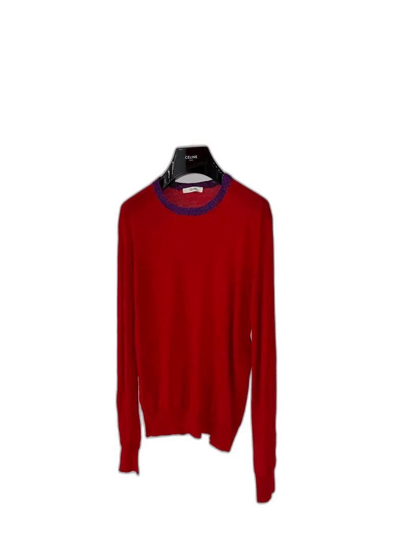 Celine Celine ColorBlocked Knit Sweater Size XS / US 0-2 / IT 36-38 - 1 Thumbnail