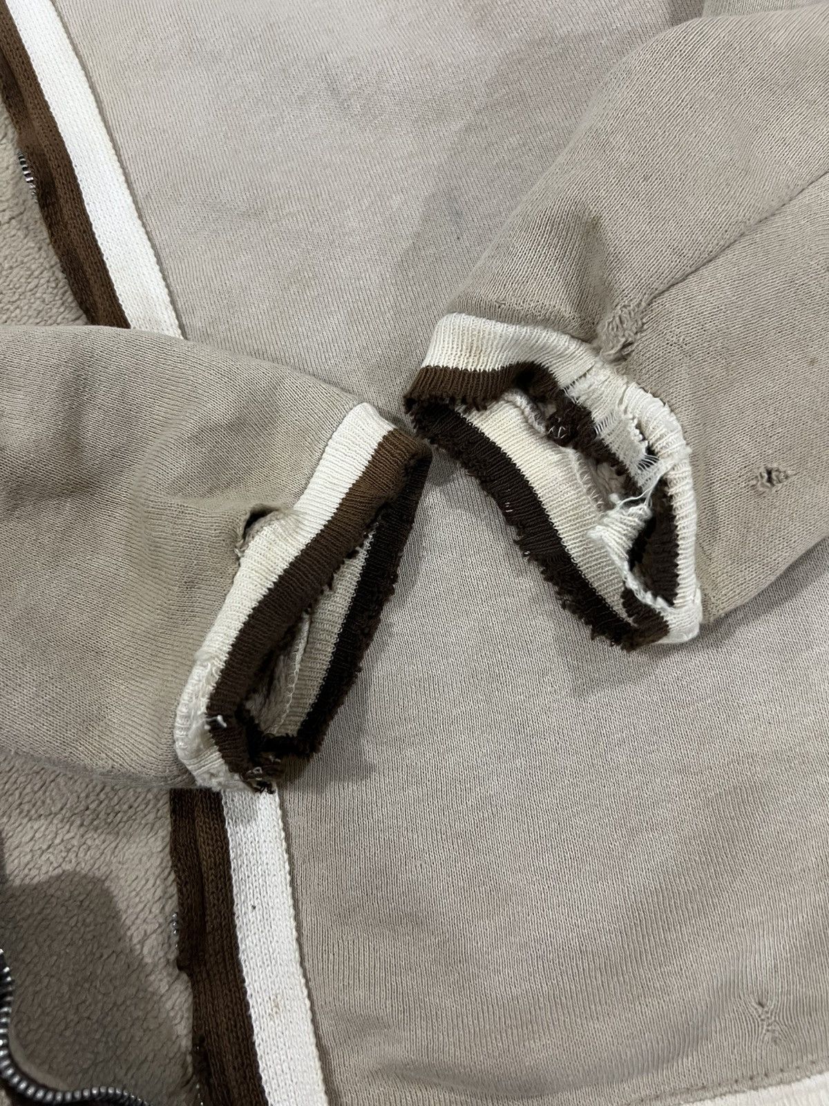 4GSELLER × Vintage TRUE VINTAGE 1940s Distressed Boxy Sweater National Zipper Size US M / EU 48-50 / 2 - 6 Thumbnail
