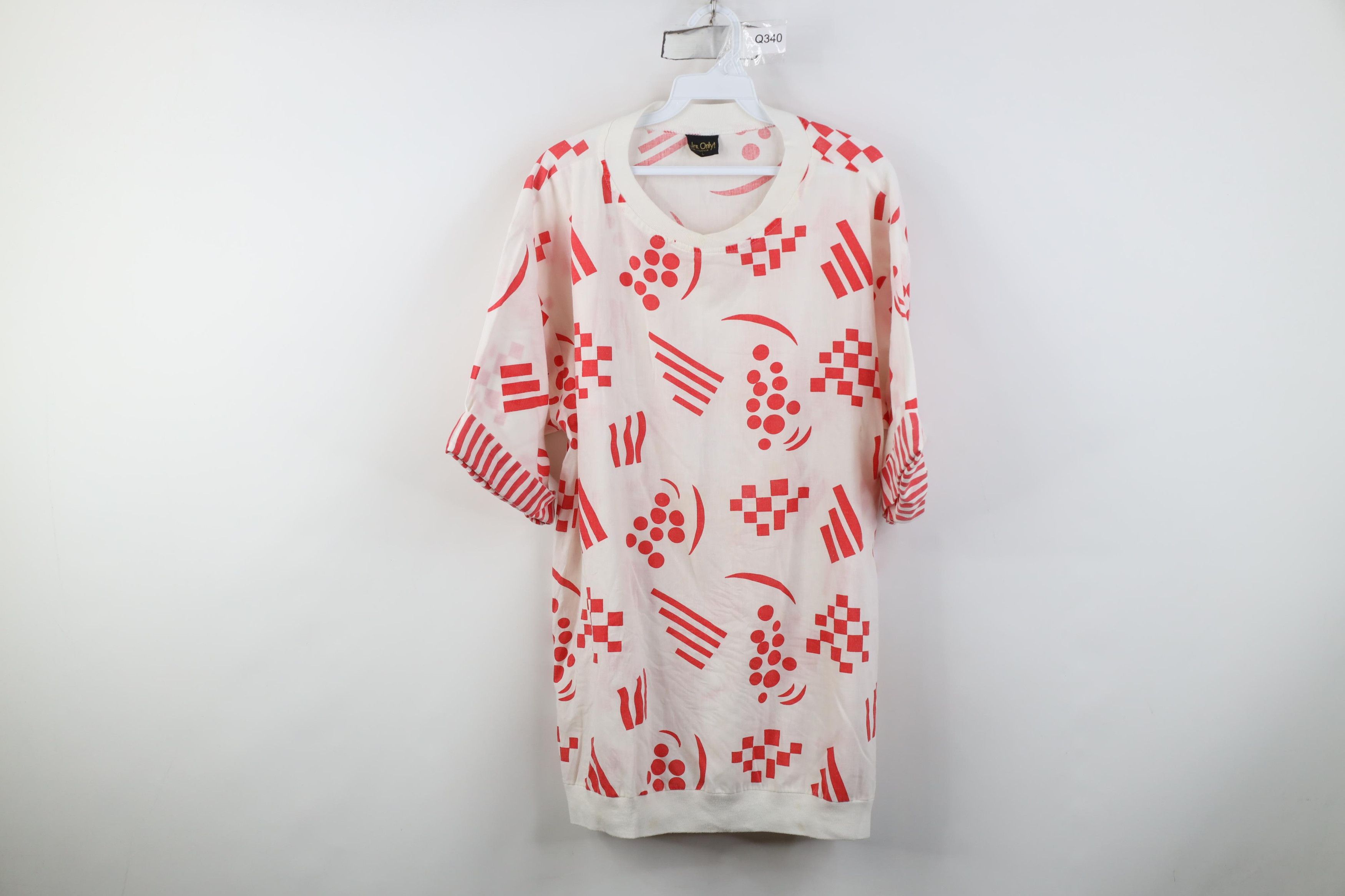 Vintage Vintage 90s Streetwear Short Sleeve Pullover T-Shirt Jacket Size L / US 10 / IT 46 - 1 Thumbnail