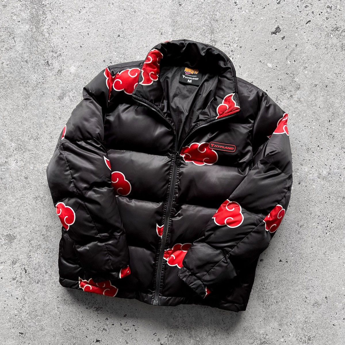 Hypland Naruto Akatsuki Puffer Jacket Hypland Akatsuki Jacket