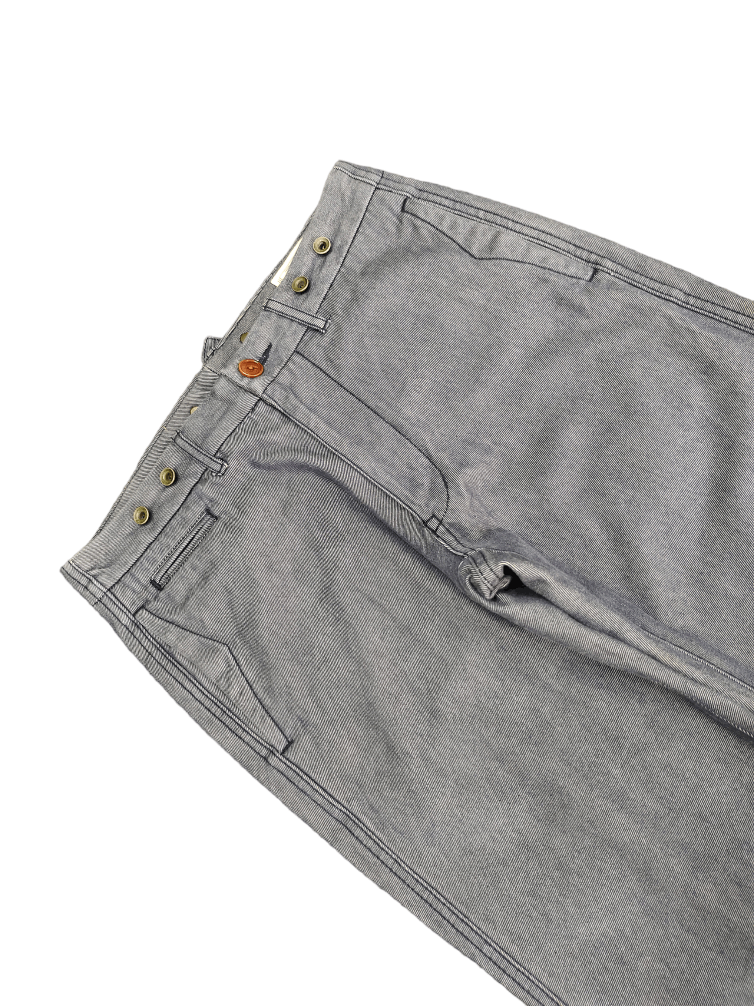 Japanese Brand Vintage Navy Buckle Back Denim Pants Inspired Wwii Size US 30 / EU 46 - 12 Thumbnail