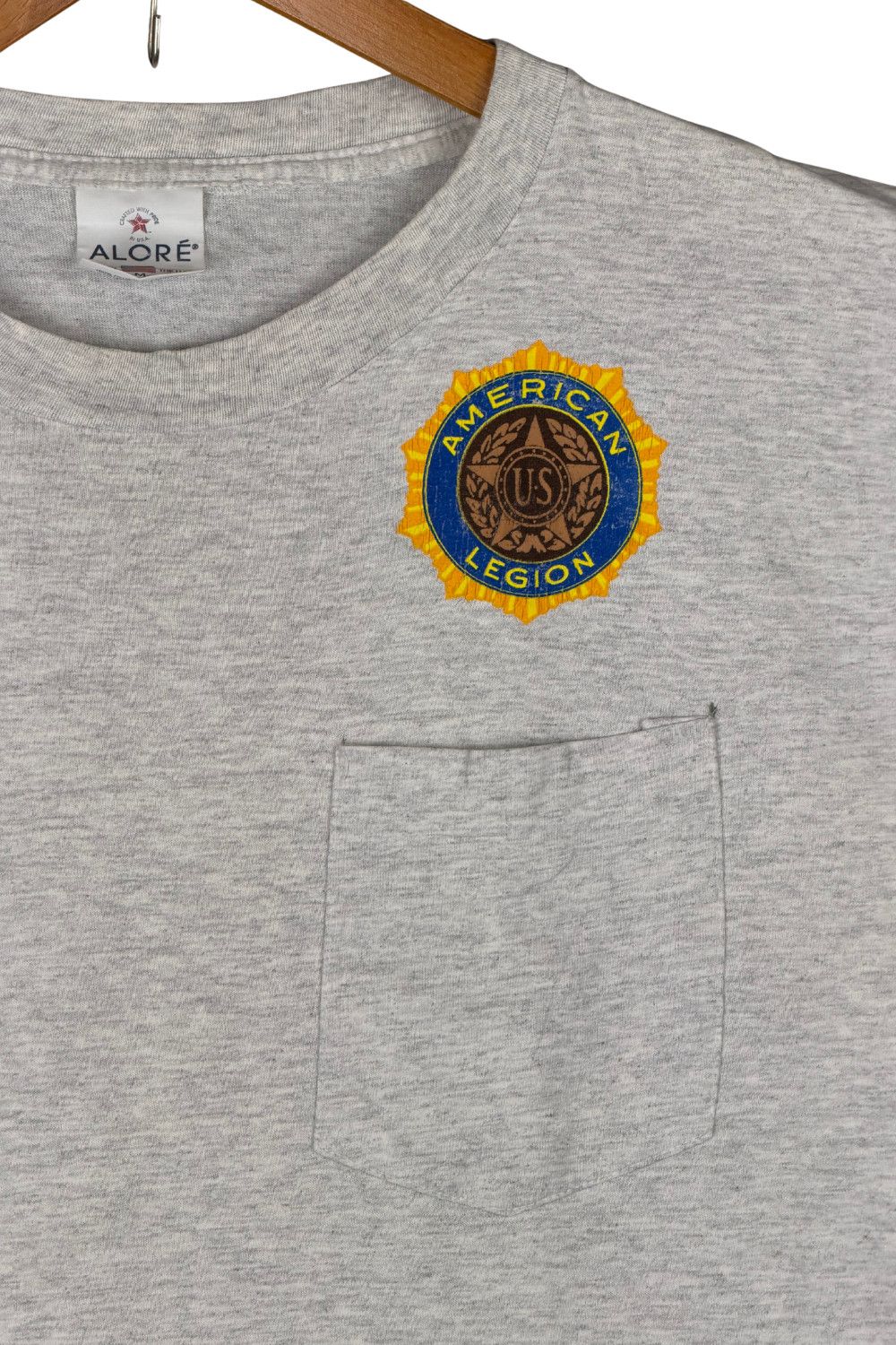 Vintage Vintage 90s American Legion Eagle Graphic Pocket Tee USA Size US M / EU 48-50 / 2 - 5 Thumbnail
