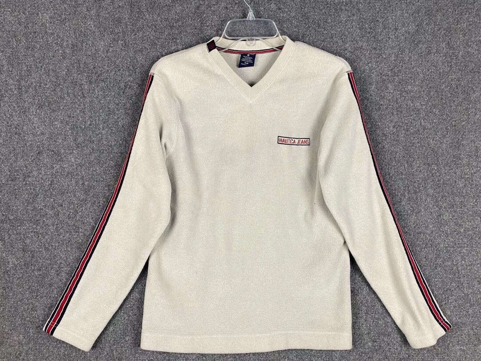 Nautica Nautica Fleece Men's Small Pullover 100% Polyester V-Neck S Size US S / EU 44-46 / 1 - 1 Thumbnail