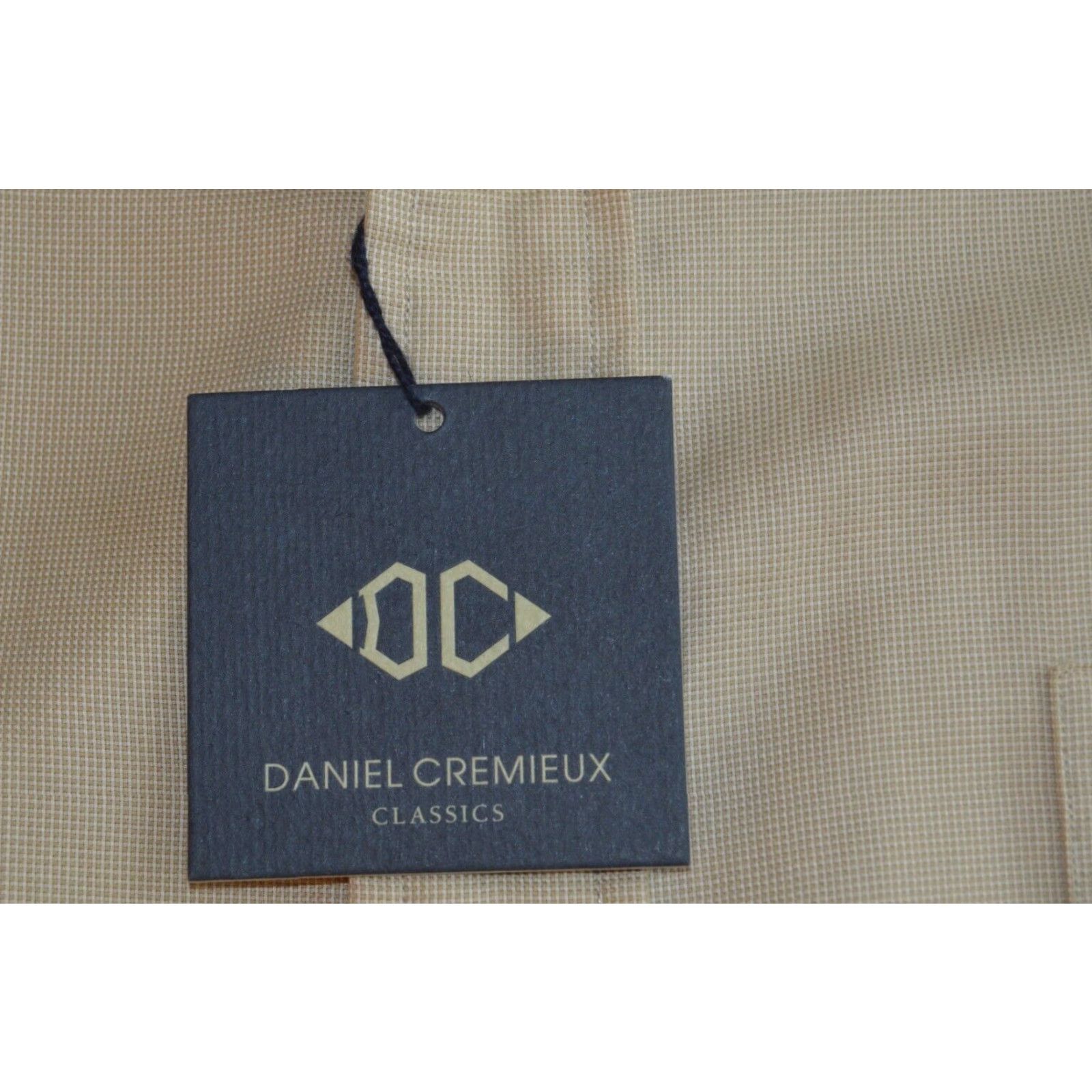 Cremieux Daniel Cremieux Collection Men's XL Button-Up Shirt Beige Cotton NWT Mustique Size US XL / EU 56 / 4 - 4 Thumbnail
