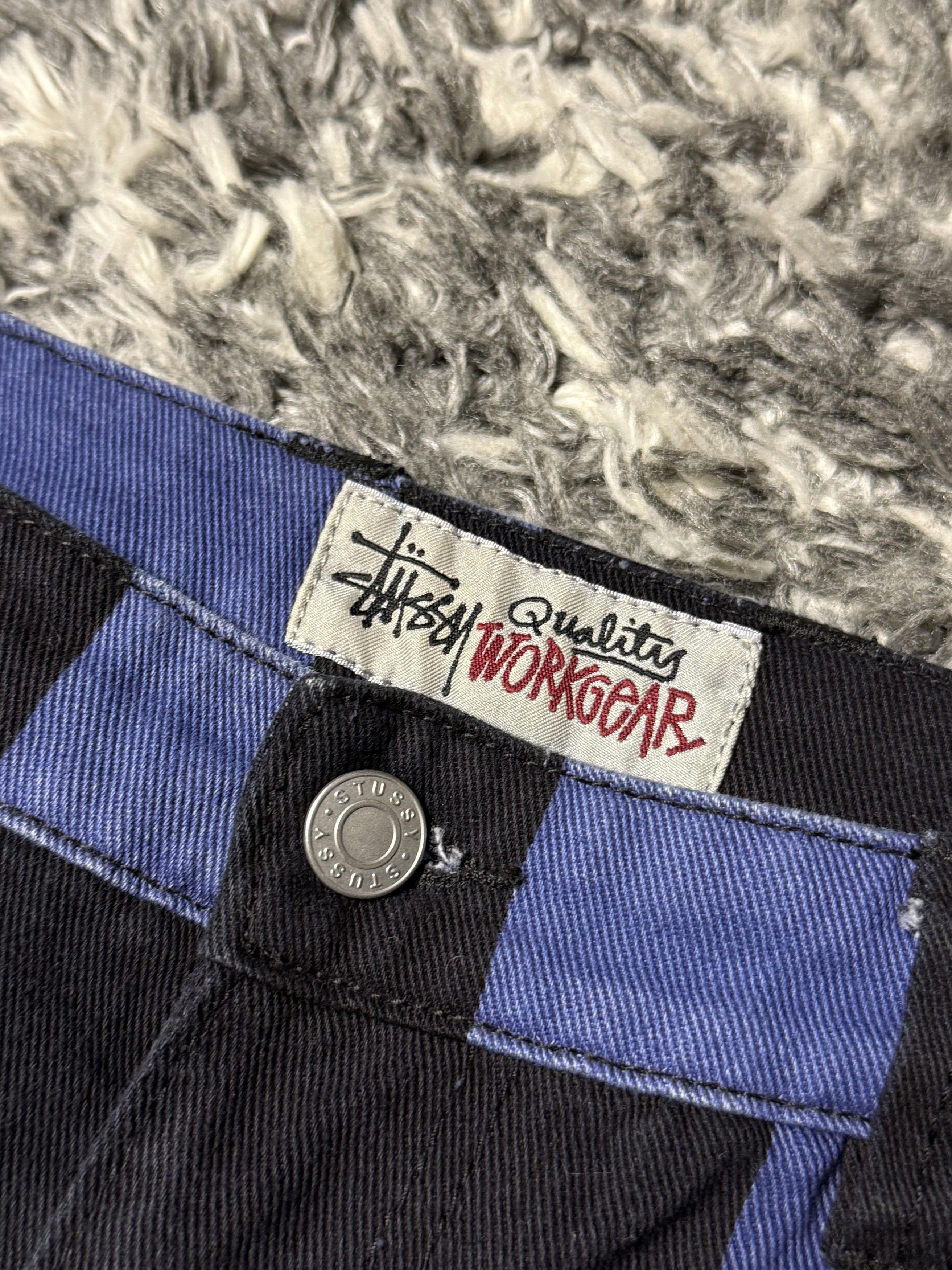 Stussy Stussy Big Ol' Check Work Pants. SS22 (Navy) Size US 32 / EU 48 - 5 Thumbnail