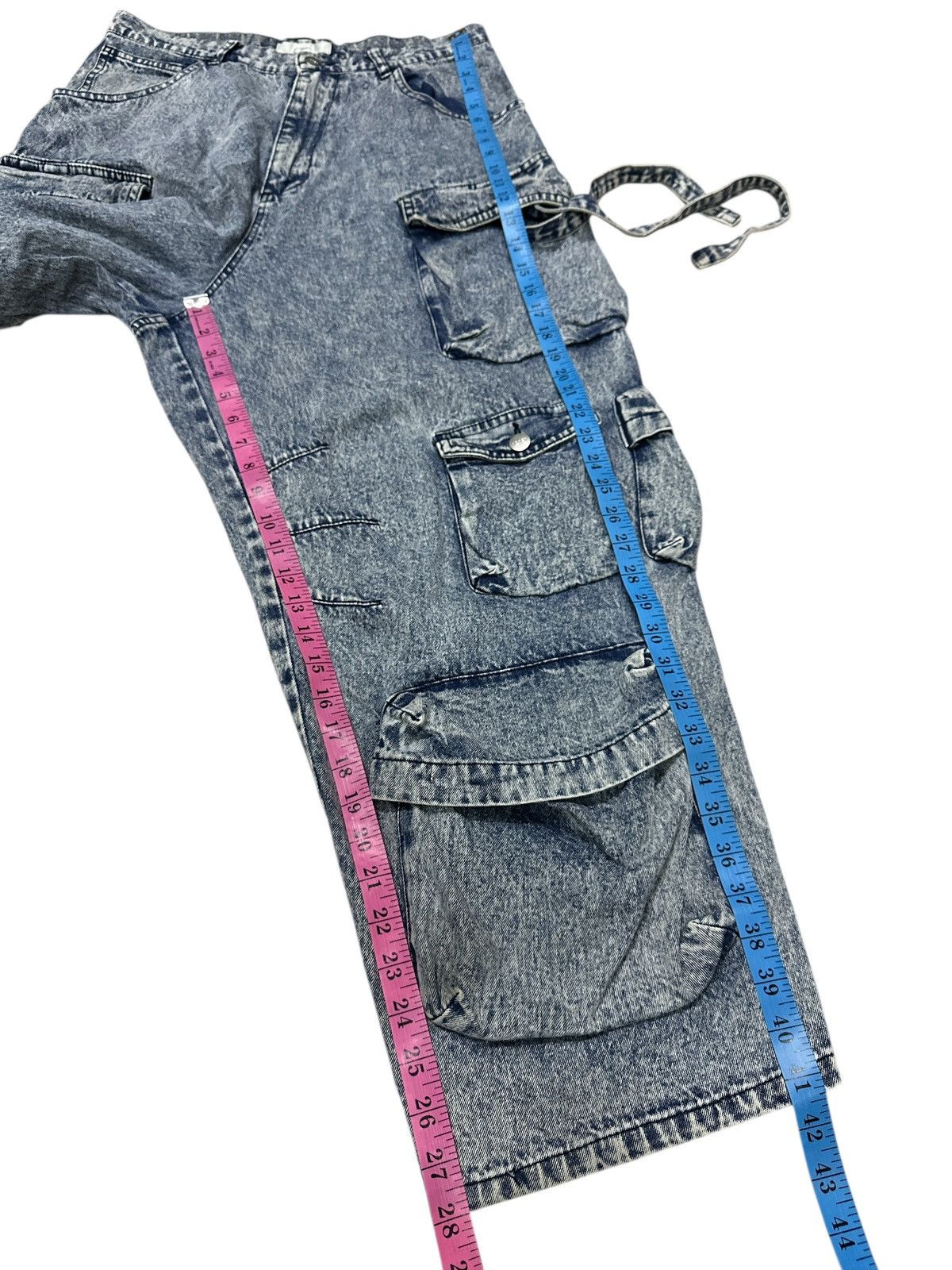 Kapital Six Pocket Baggy Arde Eror Denim Acid Wash . Size US 32 / EU 48 - 8 Thumbnail