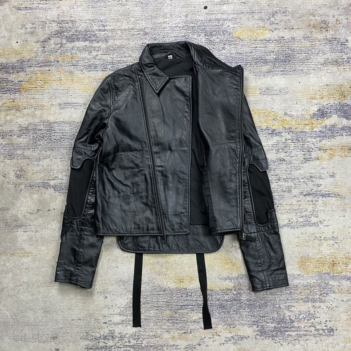 Archive Helmut Lang bikers leather jacket