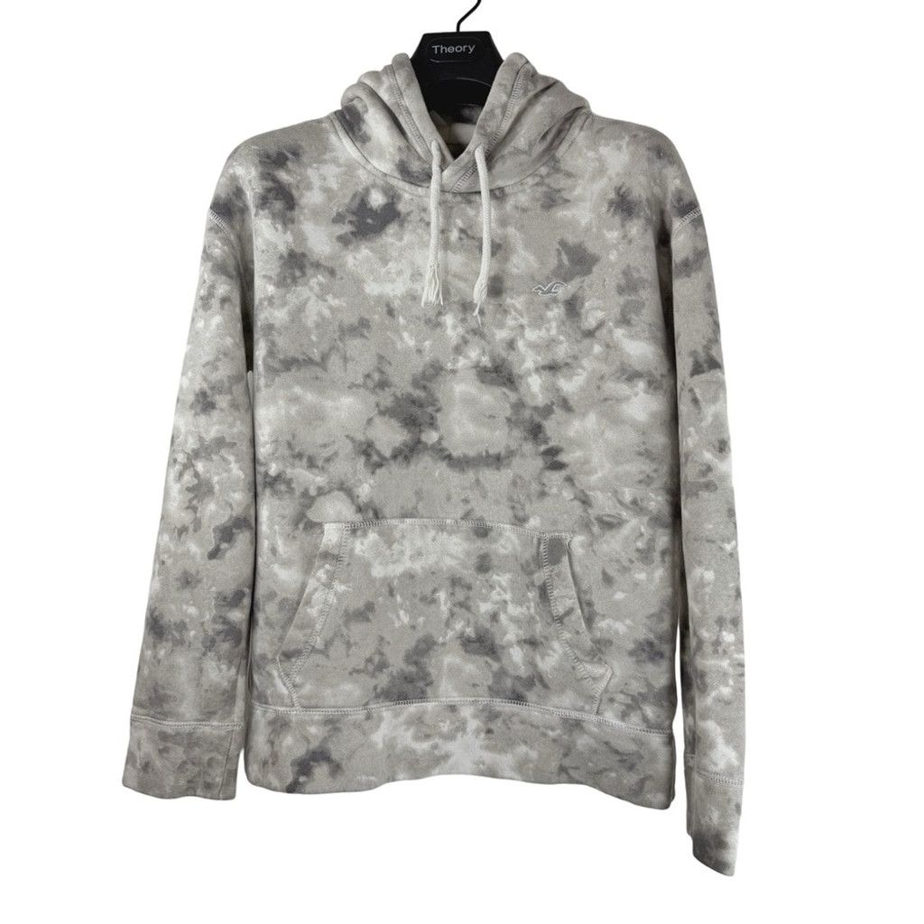 Hollister HOLLISTER Men's Grey Tie-Dye Camouflage Hoodie Size XS Size US XS / EU 42 / 0 - 1 Thumbnail