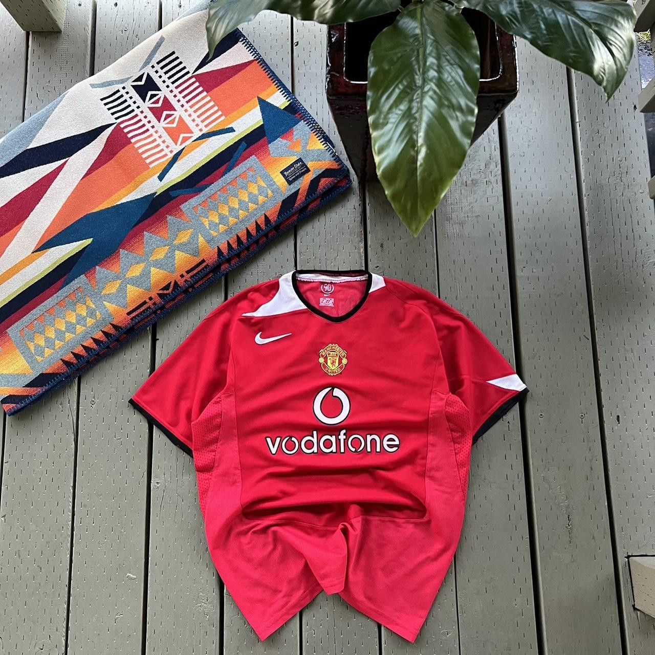 Nike × Vintage Manchester United Vodafone Nike Jersey Size US M / EU 48-50 / 2 - 3 Thumbnail