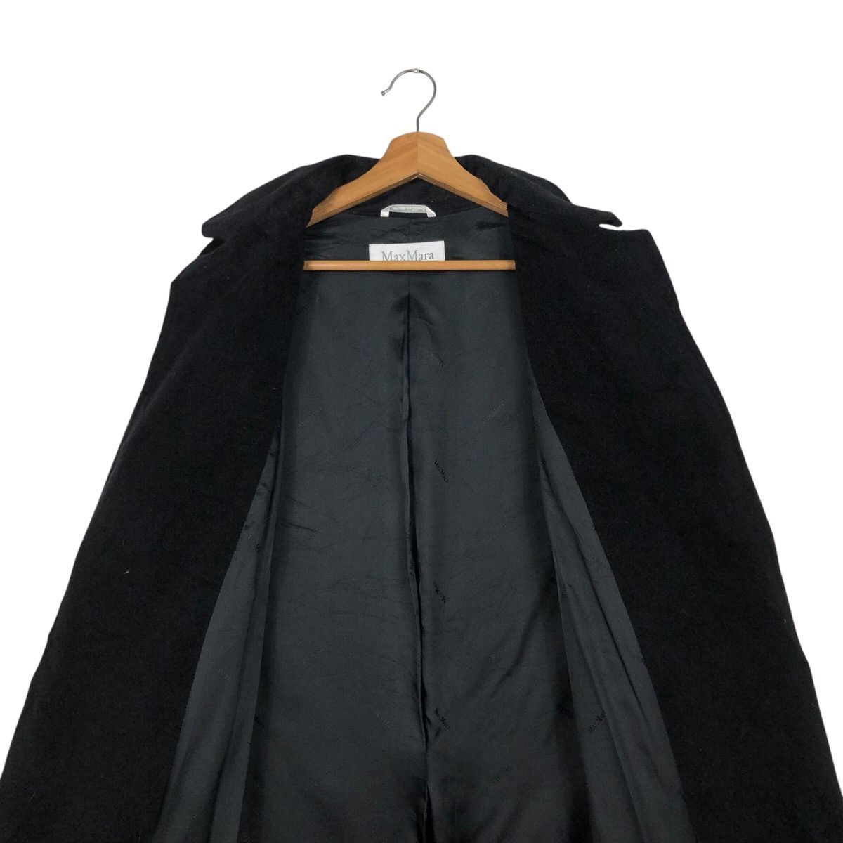 Vintage Vintage Long Jacket Wool Max Mara Made in Italy Herringbone Size US M / EU 48-50 / 2 - 16 Thumbnail