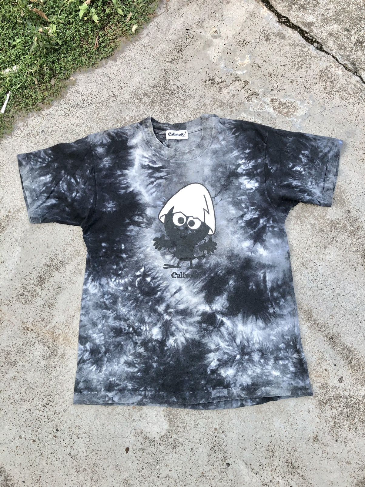 Anime VINTAGE TIE DYE CALIMERO PAGOT TEE Size US L / EU 52-54 / 3 - 1 Thumbnail