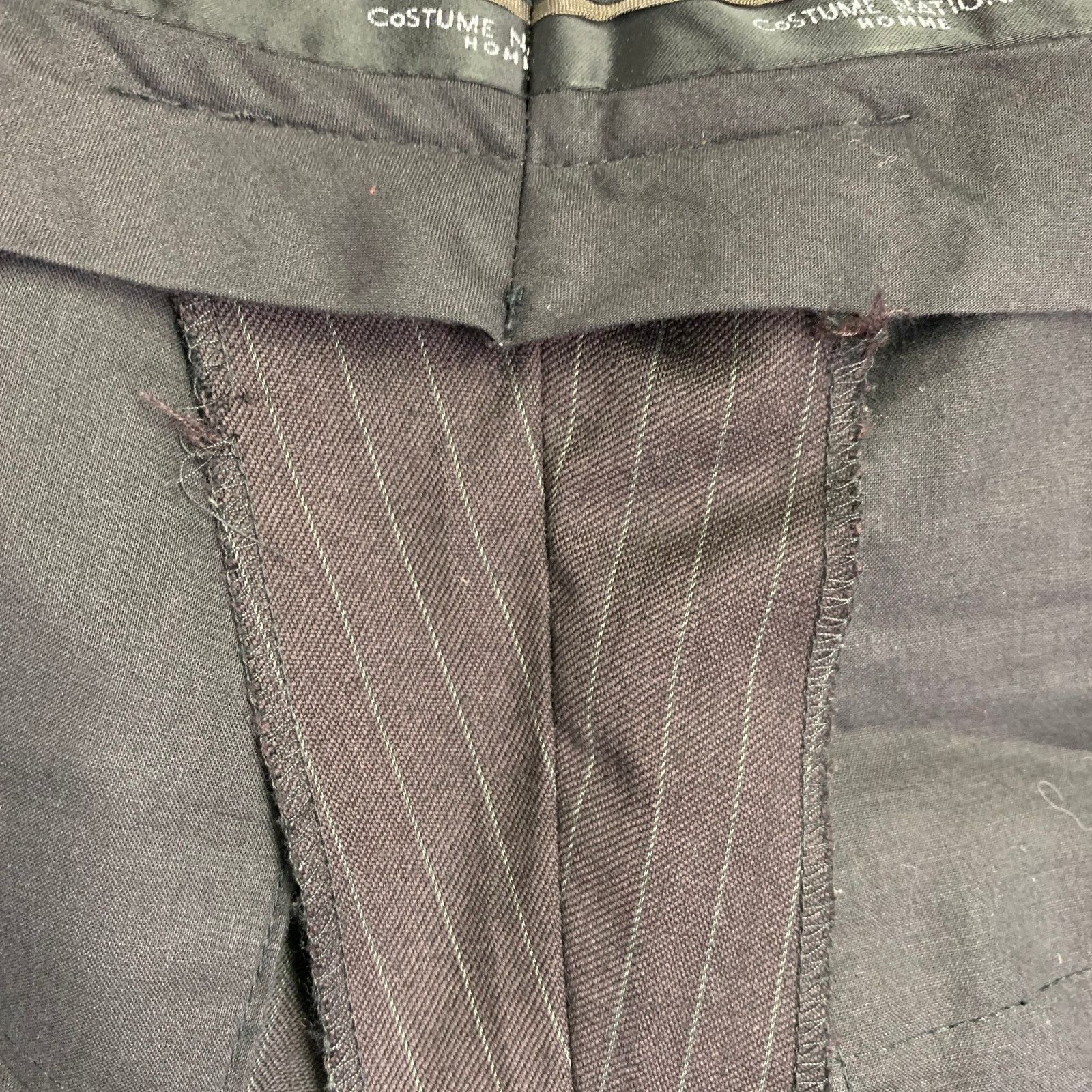 Costume National Size 38 Brown Grey Pinstripe Wool Single Button Suit Size 38R - 15 Thumbnail