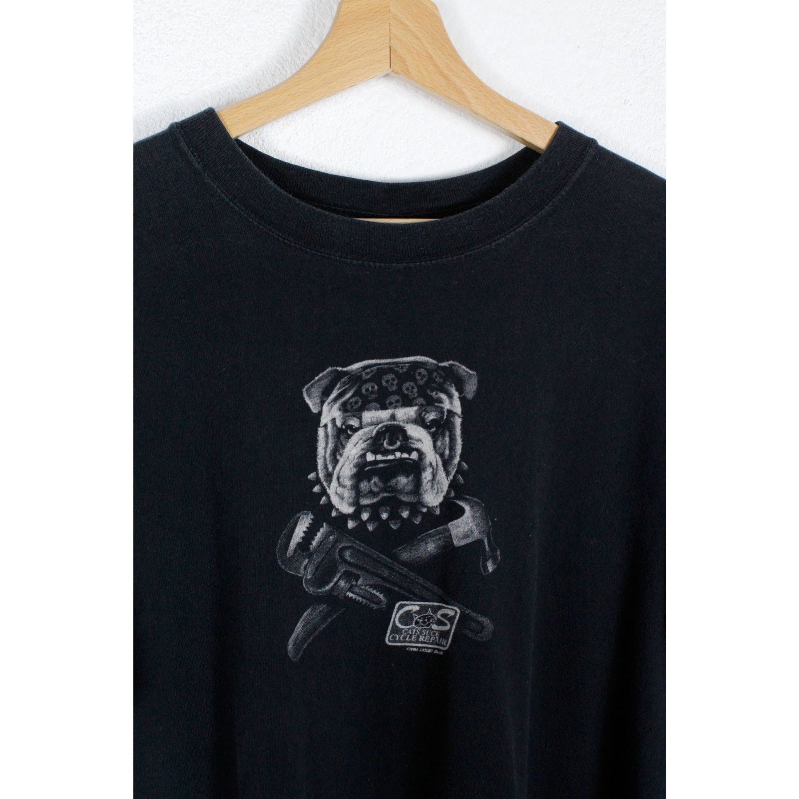 Liquid Blue × Vintage Vintage 1996 Liquid Blue Bulldog Cats Suck Tee T-shirt 90s Size US L / EU 52-54 / 3 - 2 Thumbnail