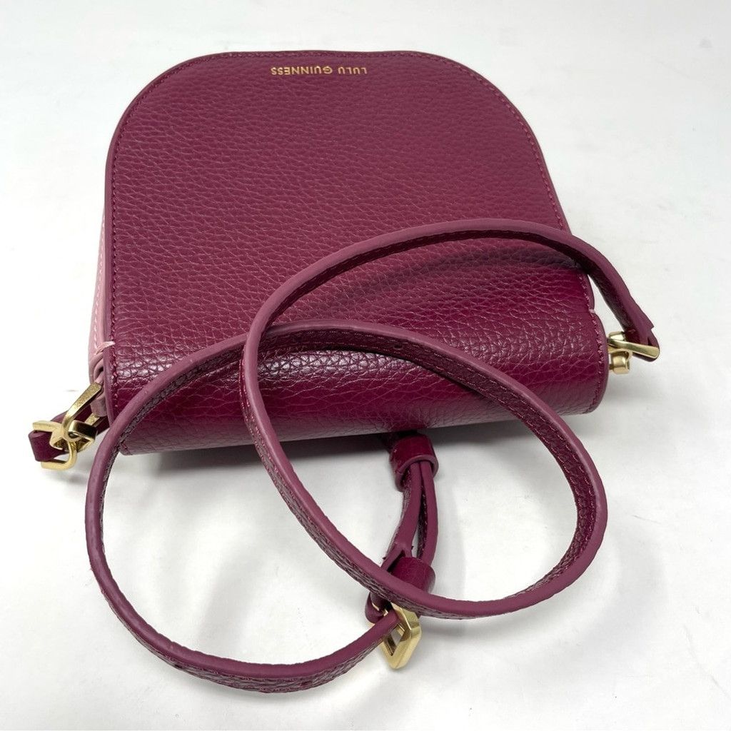 Other Lulu Guinness Small Leather Colorblock Pink Lip Shoulder Bag Size ONE SIZE - 9 Thumbnail
