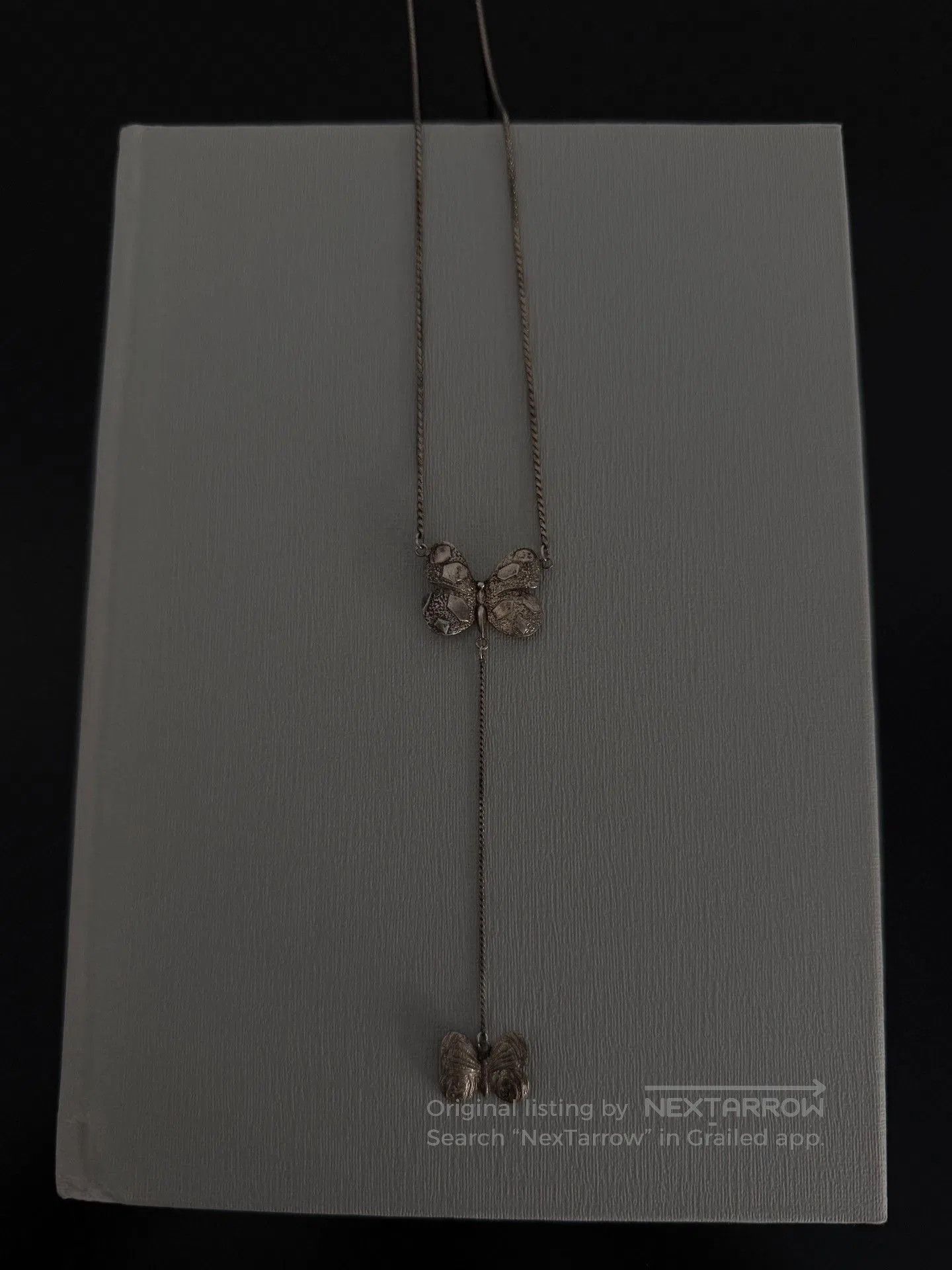 Jean Paul Gaultier Jean Paul Gaultier Double Butterfly Necklace. Size ONE SIZE - 5 Thumbnail