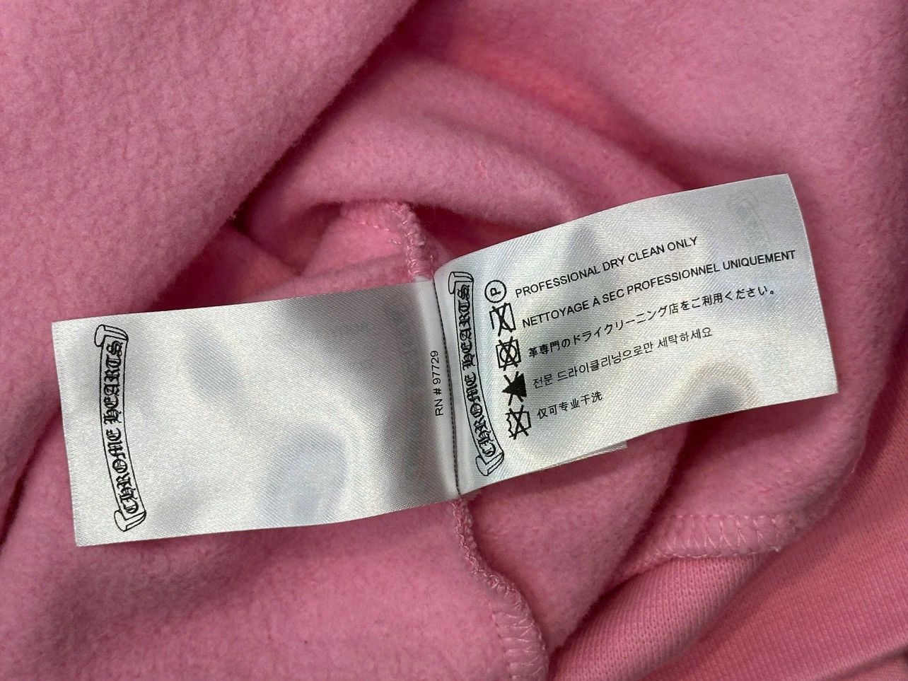 Chrome Hearts Chrome Hearts USA Script Logo Pink Pullover hoodie Size L / US 10 / IT 46 - 10 Thumbnail