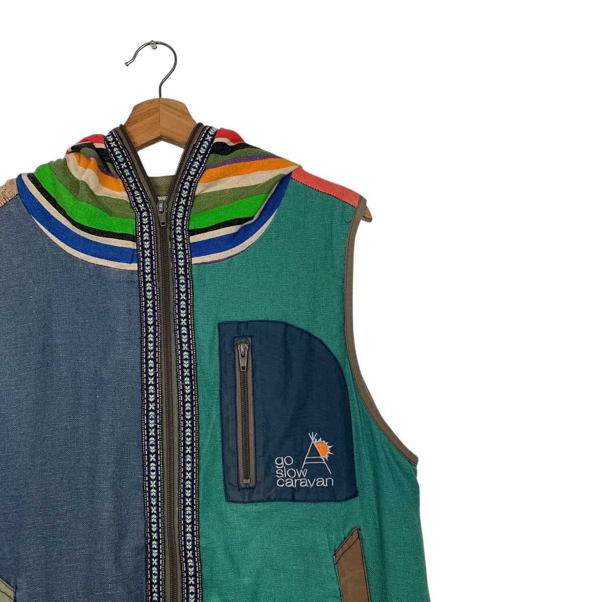 go slow caravan Go Slow Caravan Color Block Vest Size US M / EU 48-50 / 2 - 5 Thumbnail
