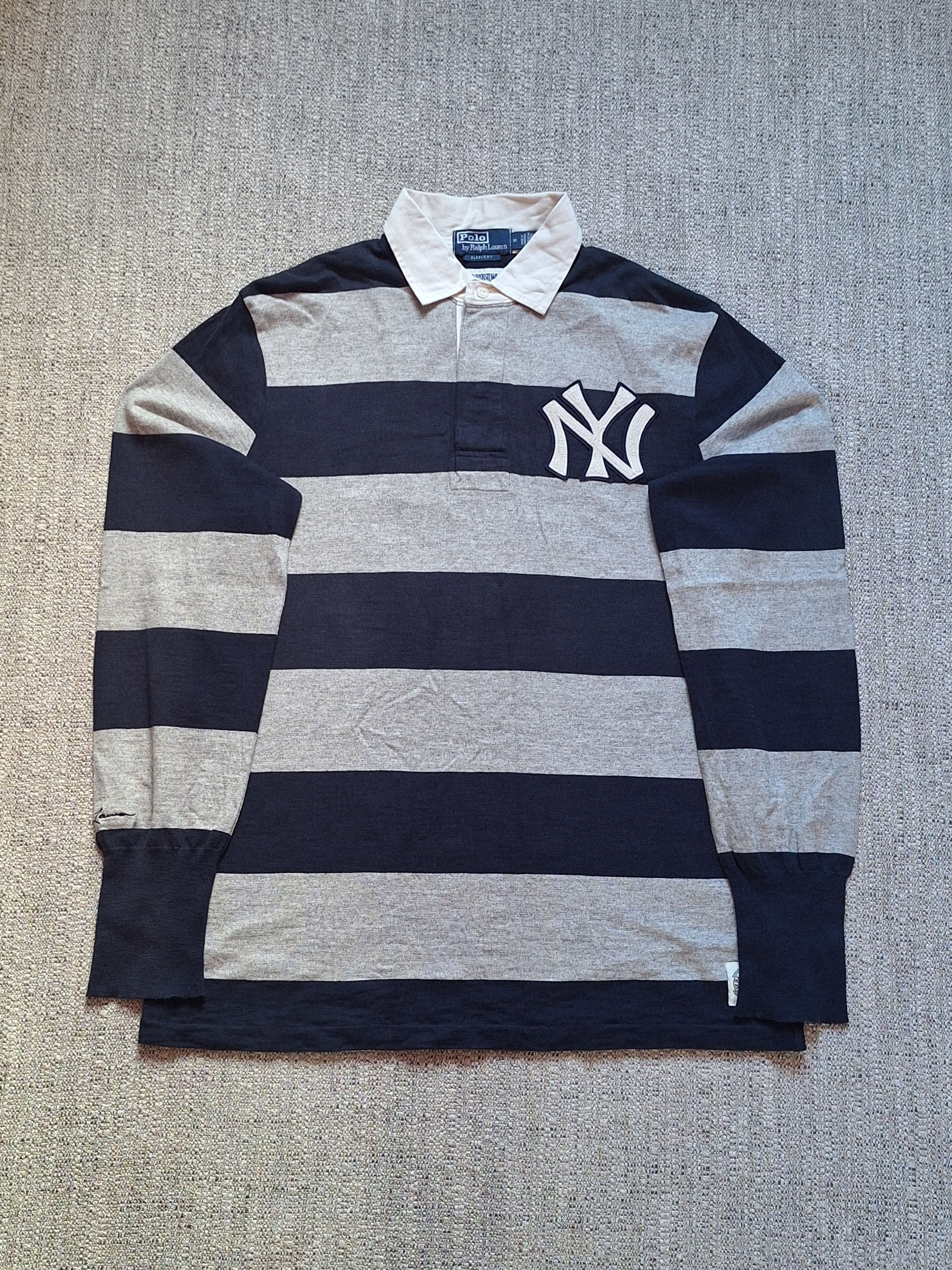 Polo Ralph Lauren POLO RALPH LAUREN / Rugby Shirt x Yankess Size US M / EU 48-50 / 2 - 1 Thumbnail