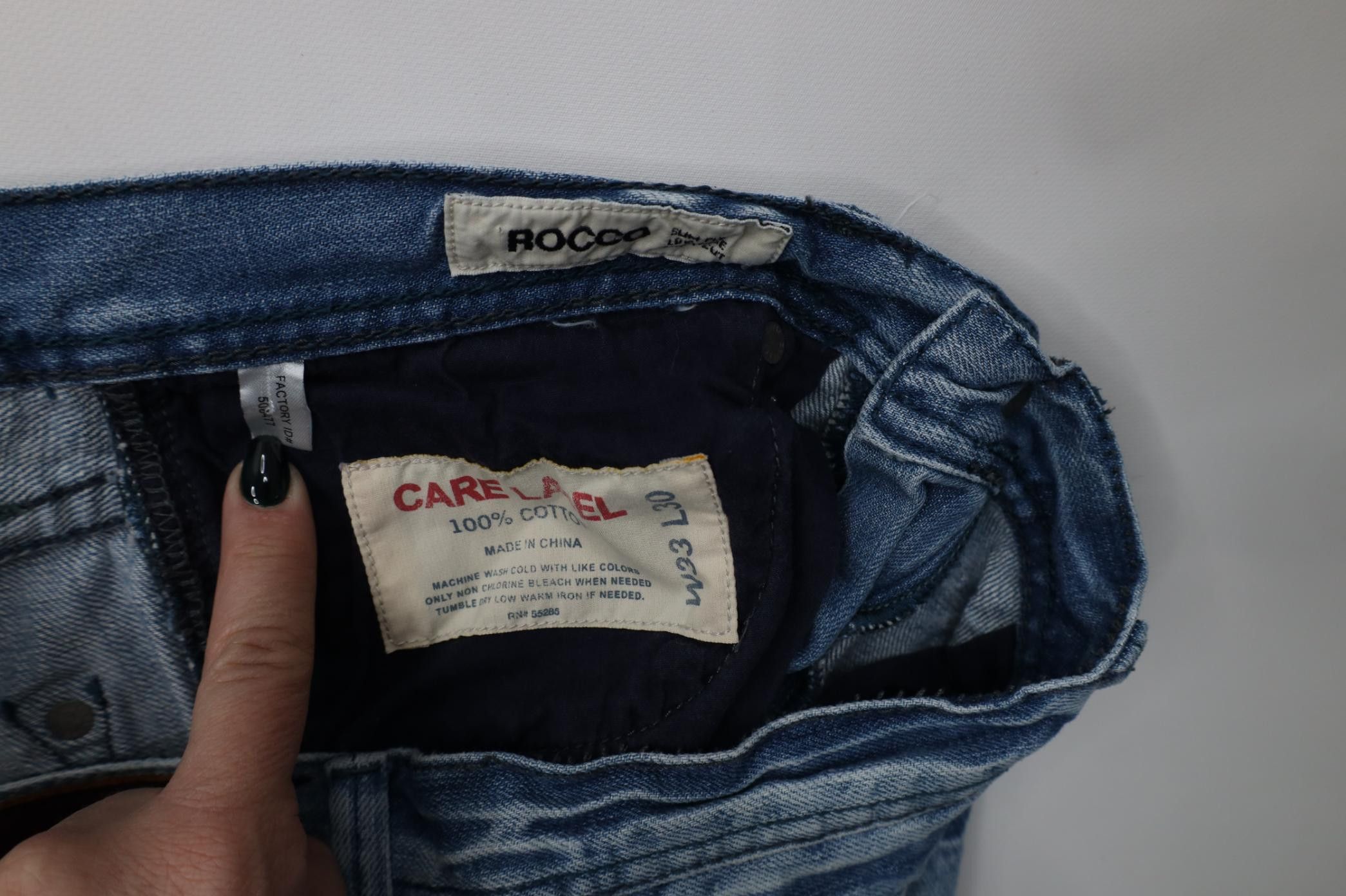 Express Vintage Y2K Express Slim Fit Boot Cut Wide Leg Denim Jeans Size US 33 - 8 Thumbnail