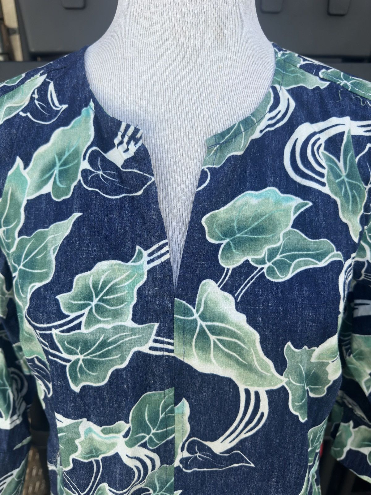 Reyn Spooner Reyn Spooner Tunic Women's S Top Floral Hawaiian Blue/Green Size S / US 4 / IT 40 - 3 Thumbnail