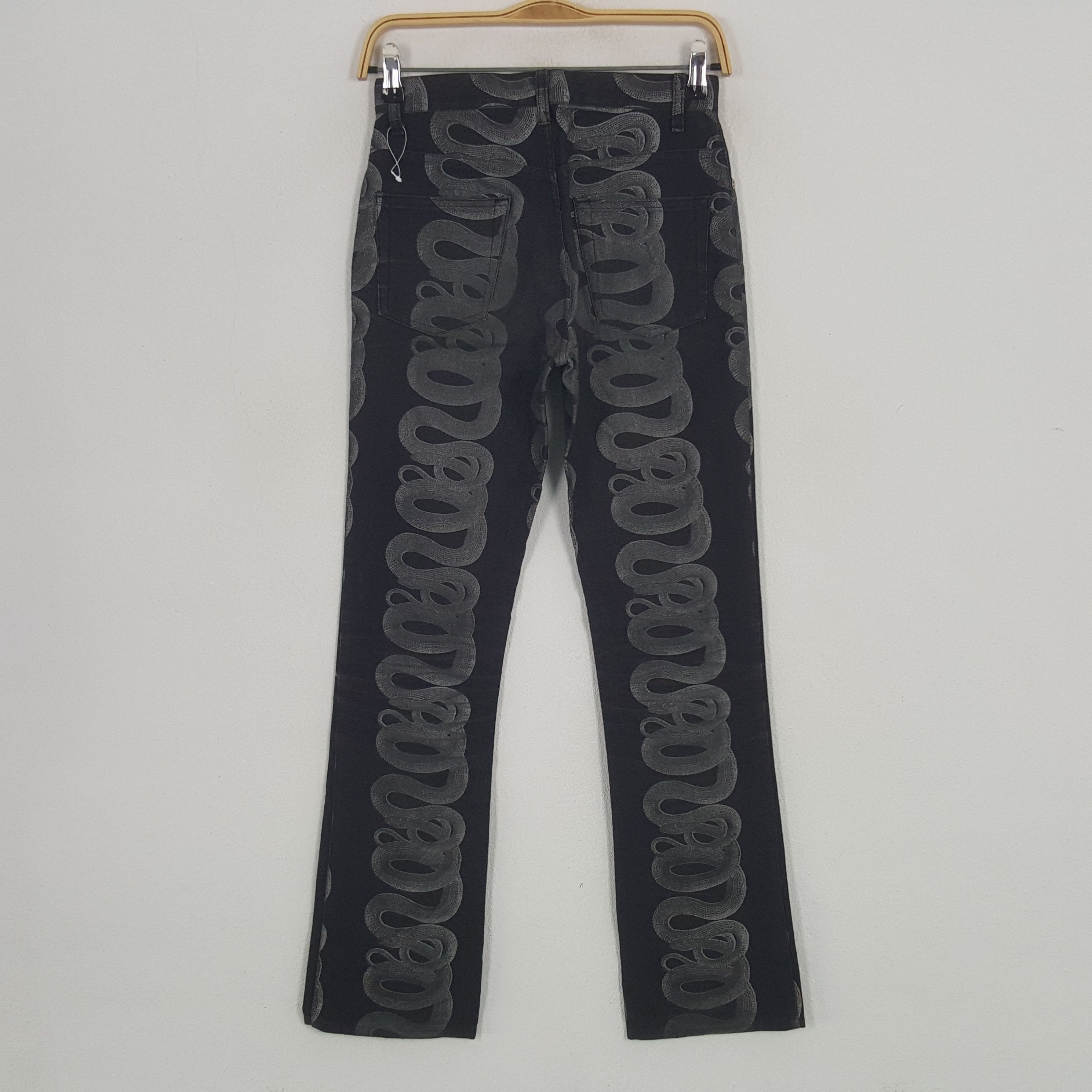 Hysteric Glamour × Japanese Brand × Vintage Vintage Hysteric Glamour Snakes Denim Rare Jeans Size 25" / US 0 / IT 36 - 4 Thumbnail
