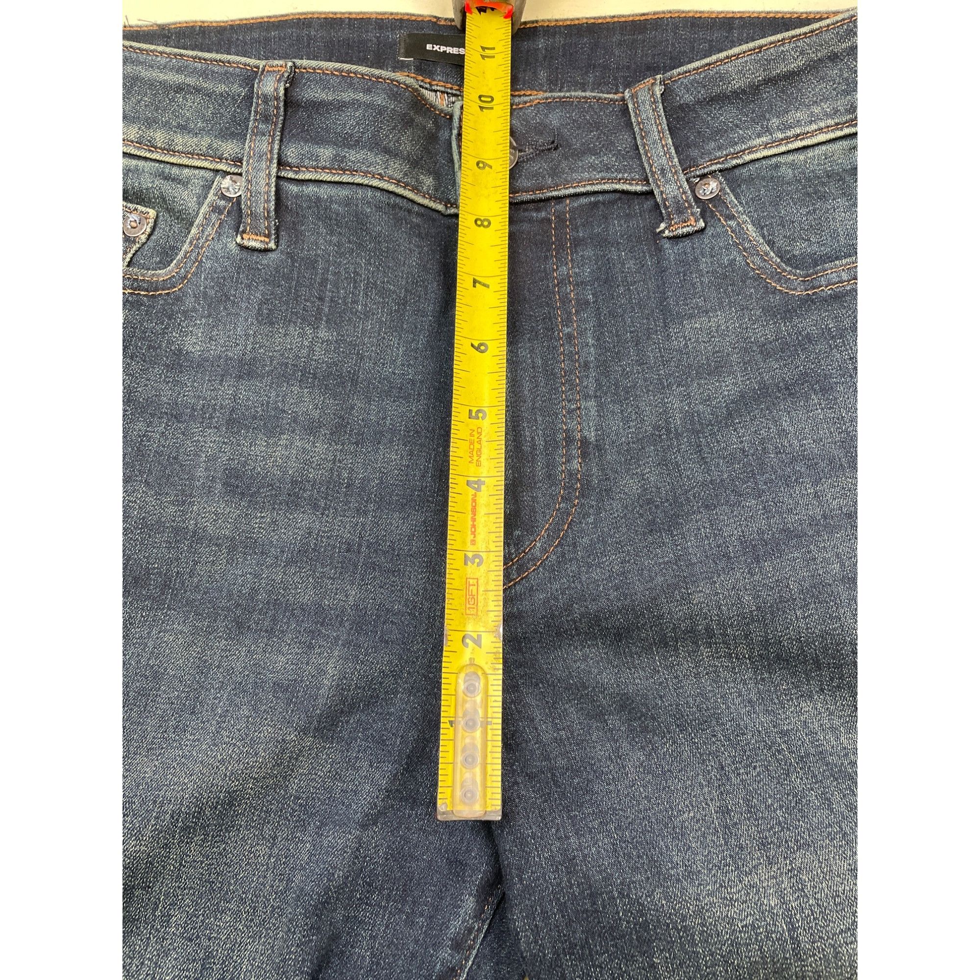 Express Express Mens Blue Jeans Slim Fit Hyper Stretch Size 32x30 SK Size US 32 / EU 48 - 5 Thumbnail