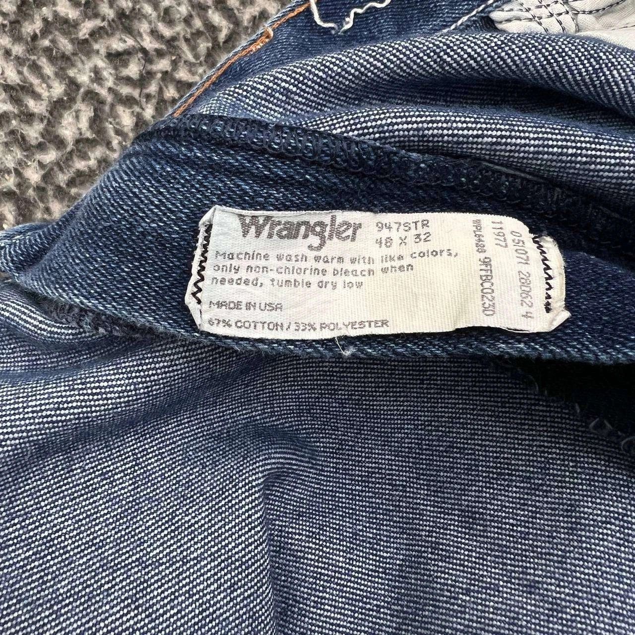 Wrangler Vintage Wrangler Jeans Men 48x32 Denim Pants Straight Pocket Size US 32 / EU 48 - 8 Thumbnail