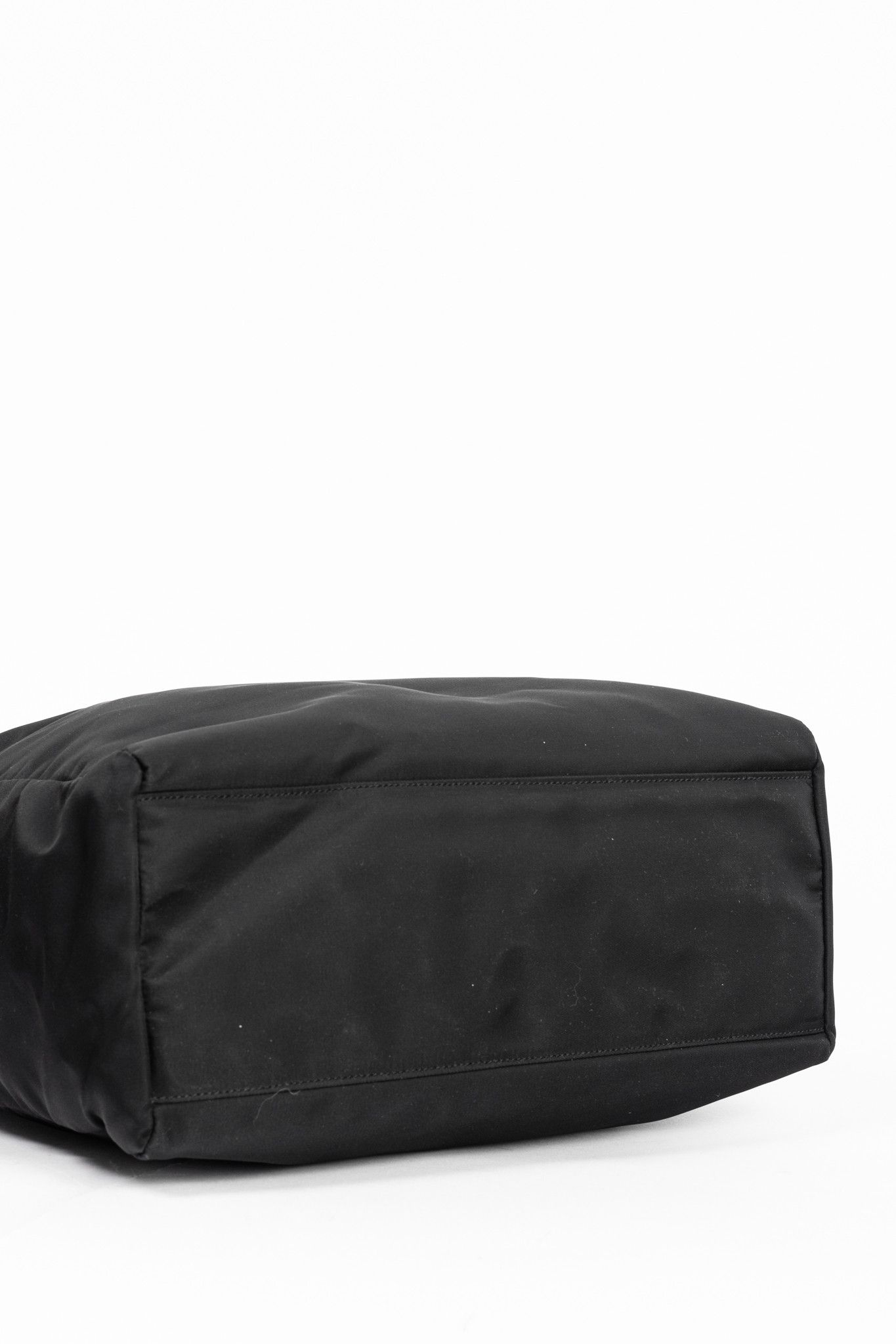 Prada Prada Black Tessuto Nylon Logo-Plaque Tote Size ONE SIZE - 5 Thumbnail