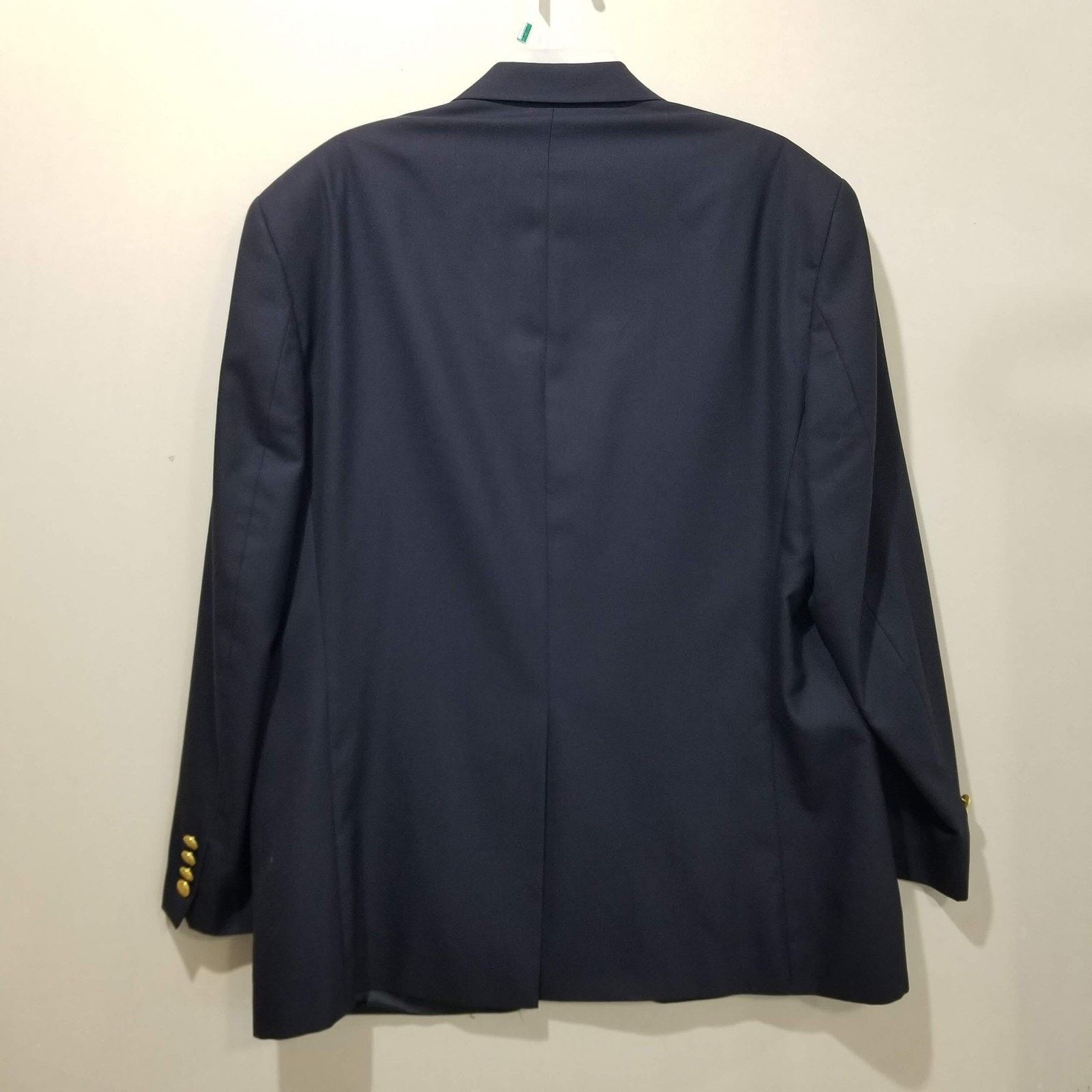 Lauren Ralph Lauren Lauren Ralph Lauren Blazer Mens 43R Navy Wool Sport Coat Size 42R - 2 Thumbnail