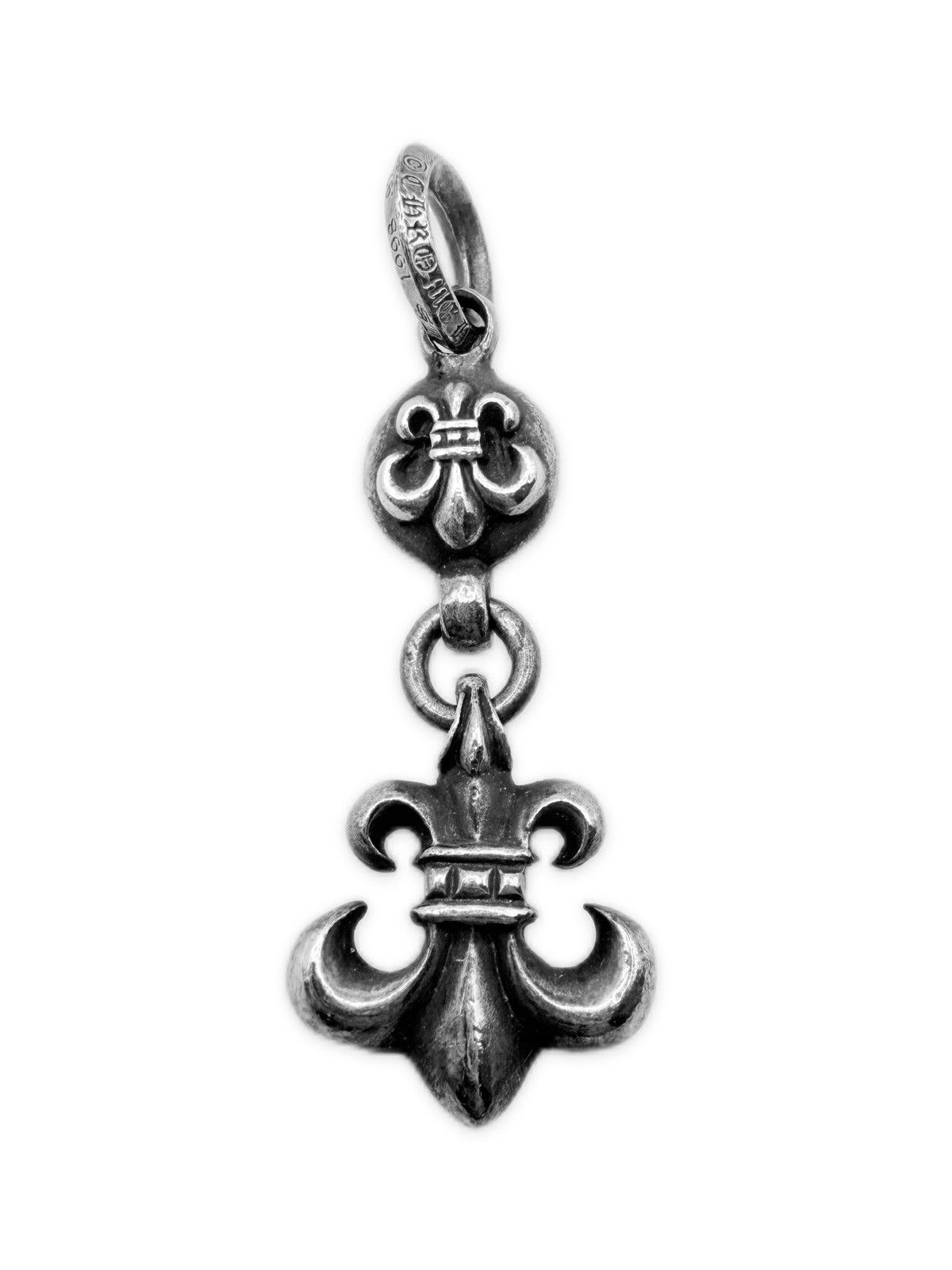 Chrome Hearts Chrome Hearts Fleur de Lis Double Bail .925 Silver Pendant Size ONE SIZE - 1 Thumbnail